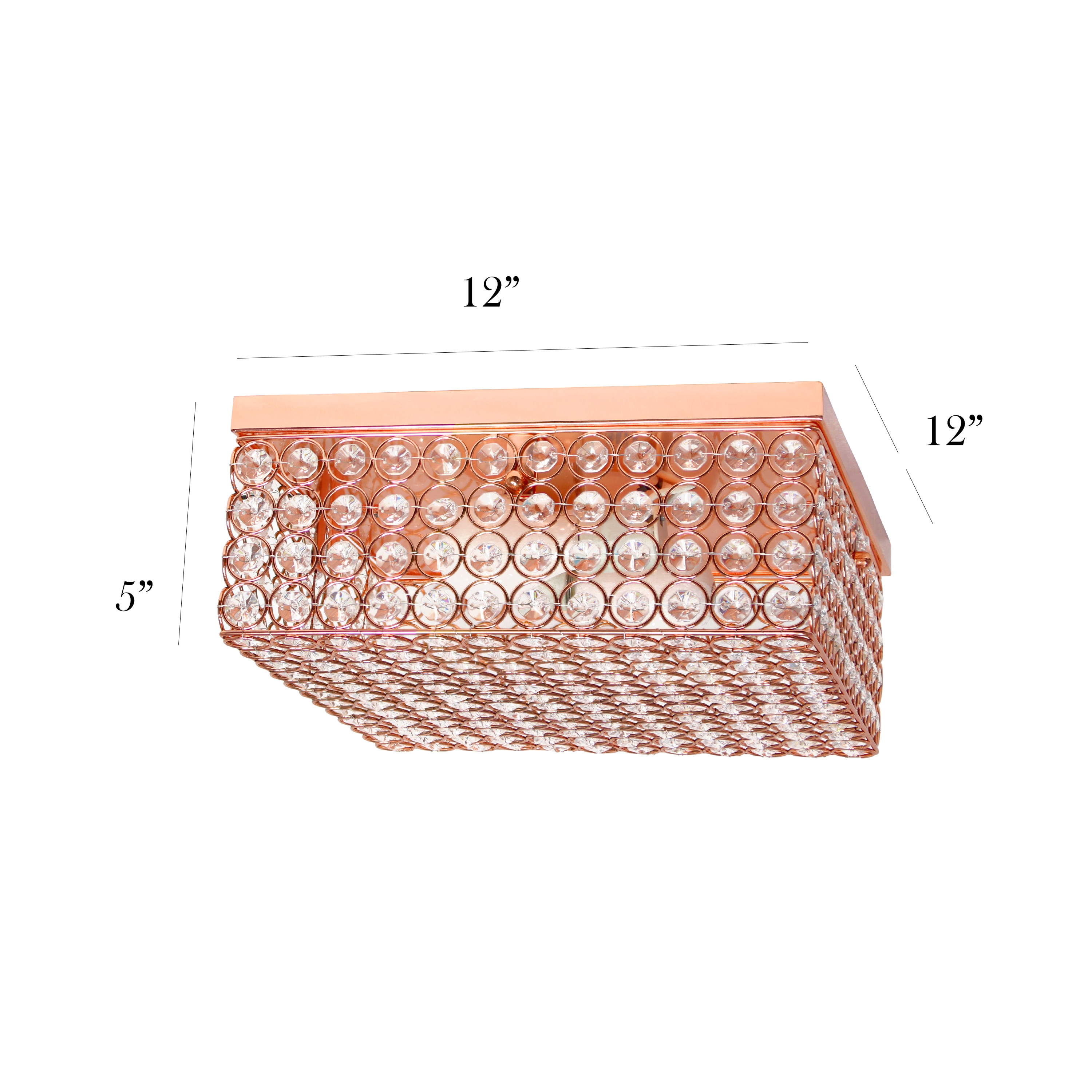 Elegant Designs FM1004-RGD flushmounts - View #3