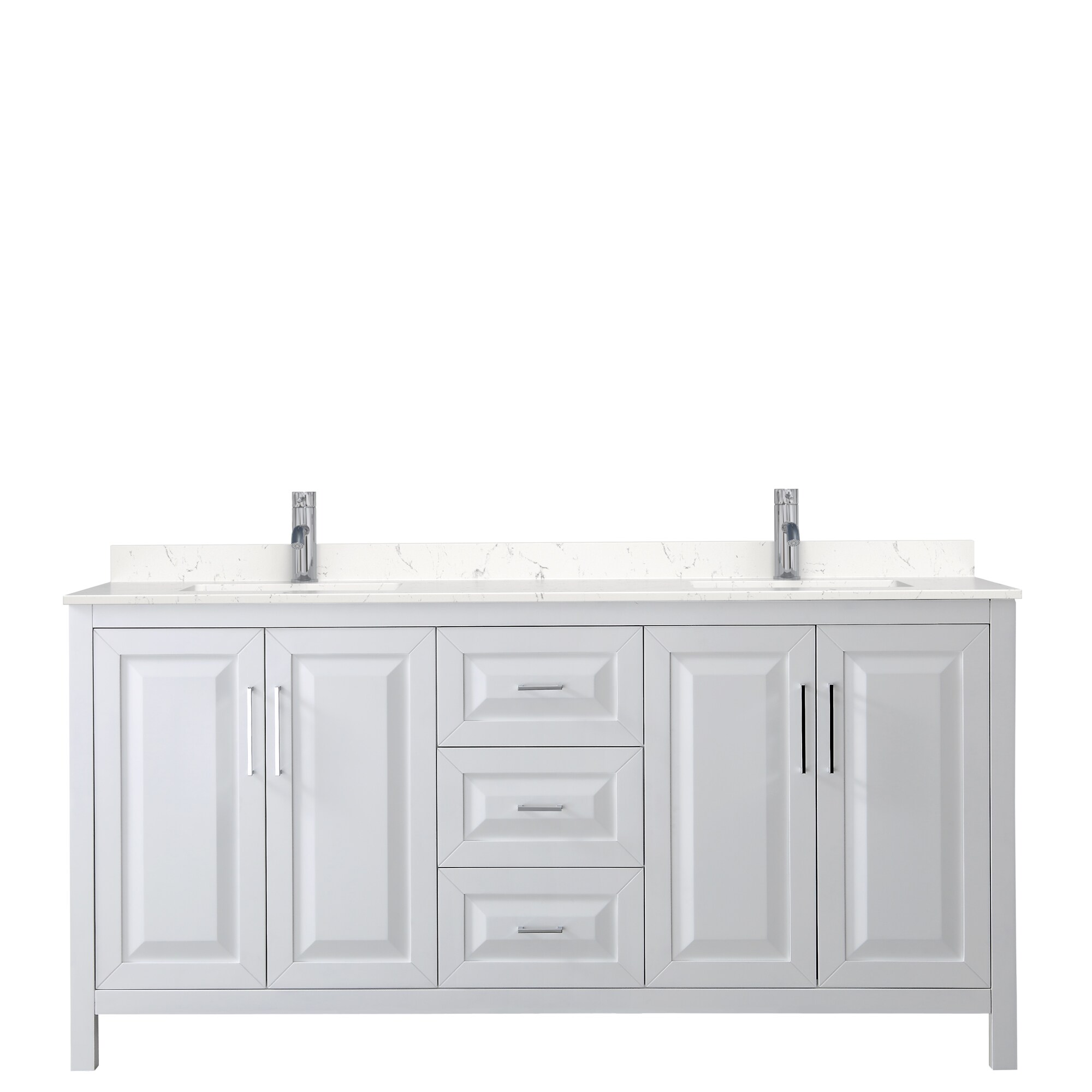 Wyndham Collection WCV252572DWHC2UNSMXX Bath-Vanity-Combo - View #3