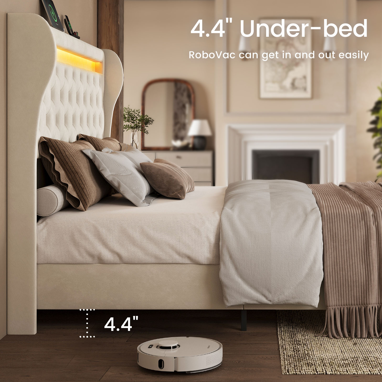 Belffin E08-A02010H Bed-Risers - View #5
