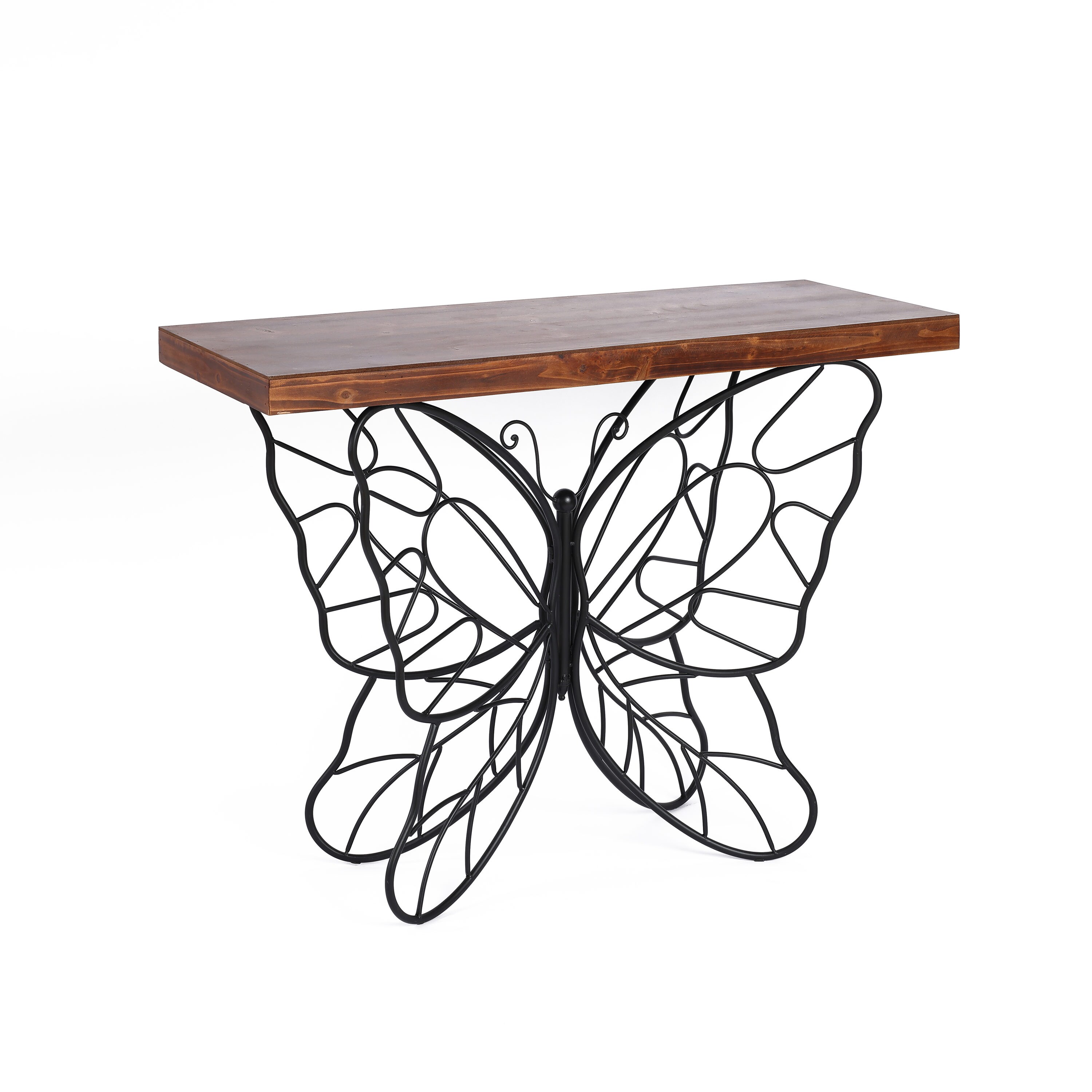 luxen home butterfly accent table