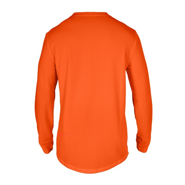 Wrangler Safety Orange Polyester Thermal Shirt (Xl) in the Thermals ...