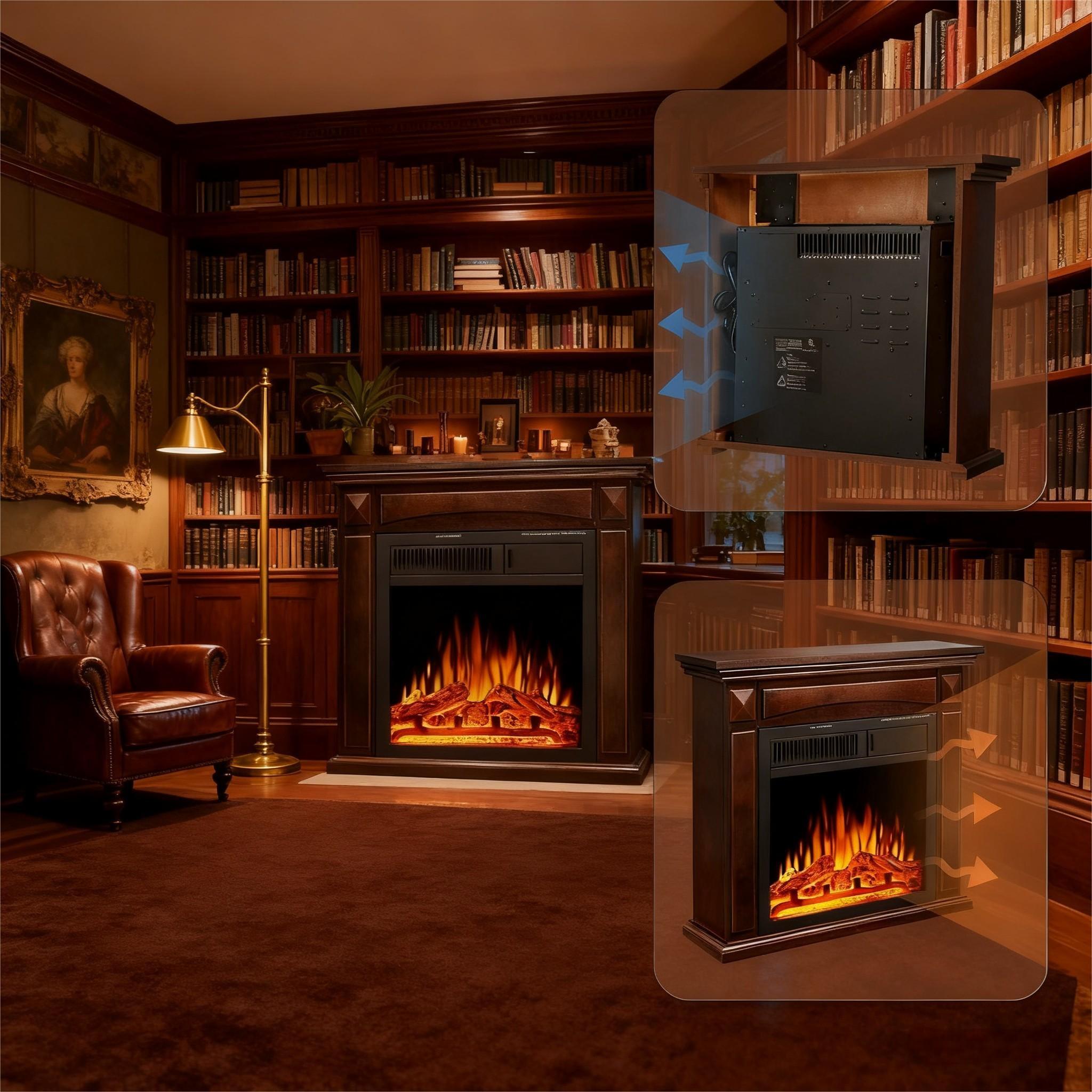 COWSAR LSRW-M1806BR Electric-Fireplaces - View #6
