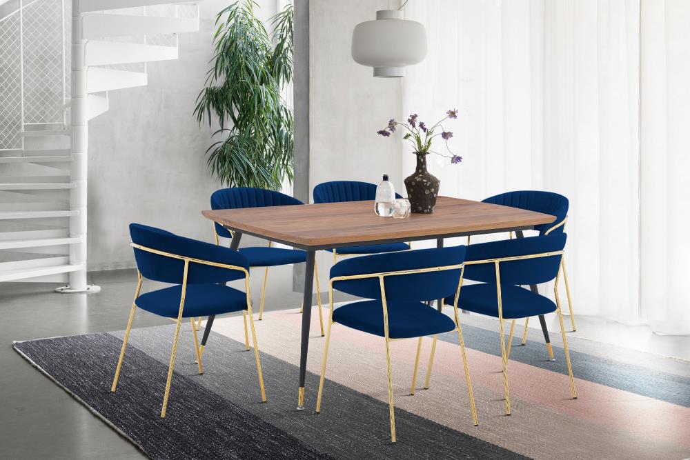 Armen Living LCNRSIGLBLU Dining-Chairs - View #9