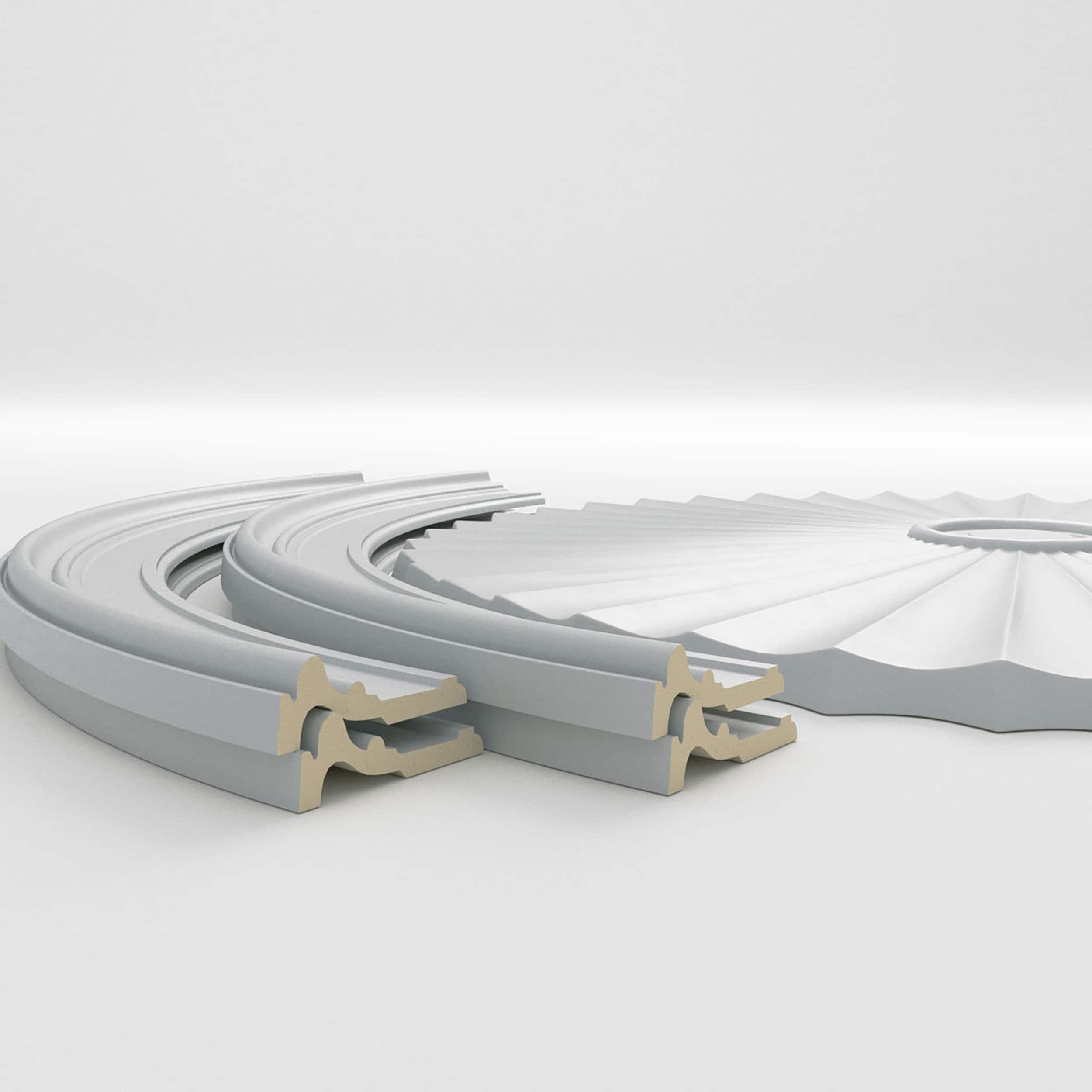 Ekena Millwork CRM70BE48SH Ceiling-Rings - View #3