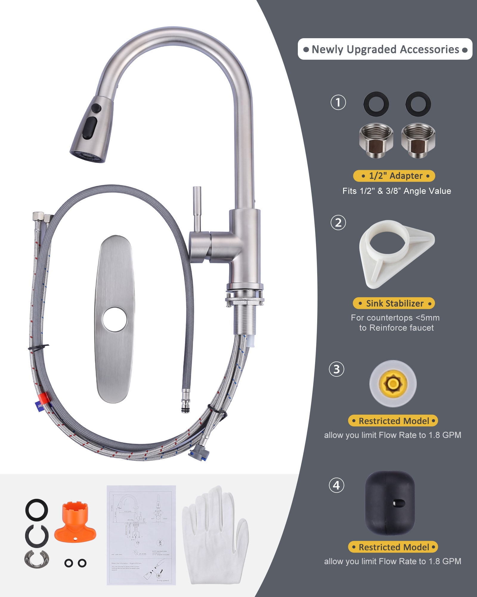 WOWOW 2310301-LW Kitchen-Faucets - View #9