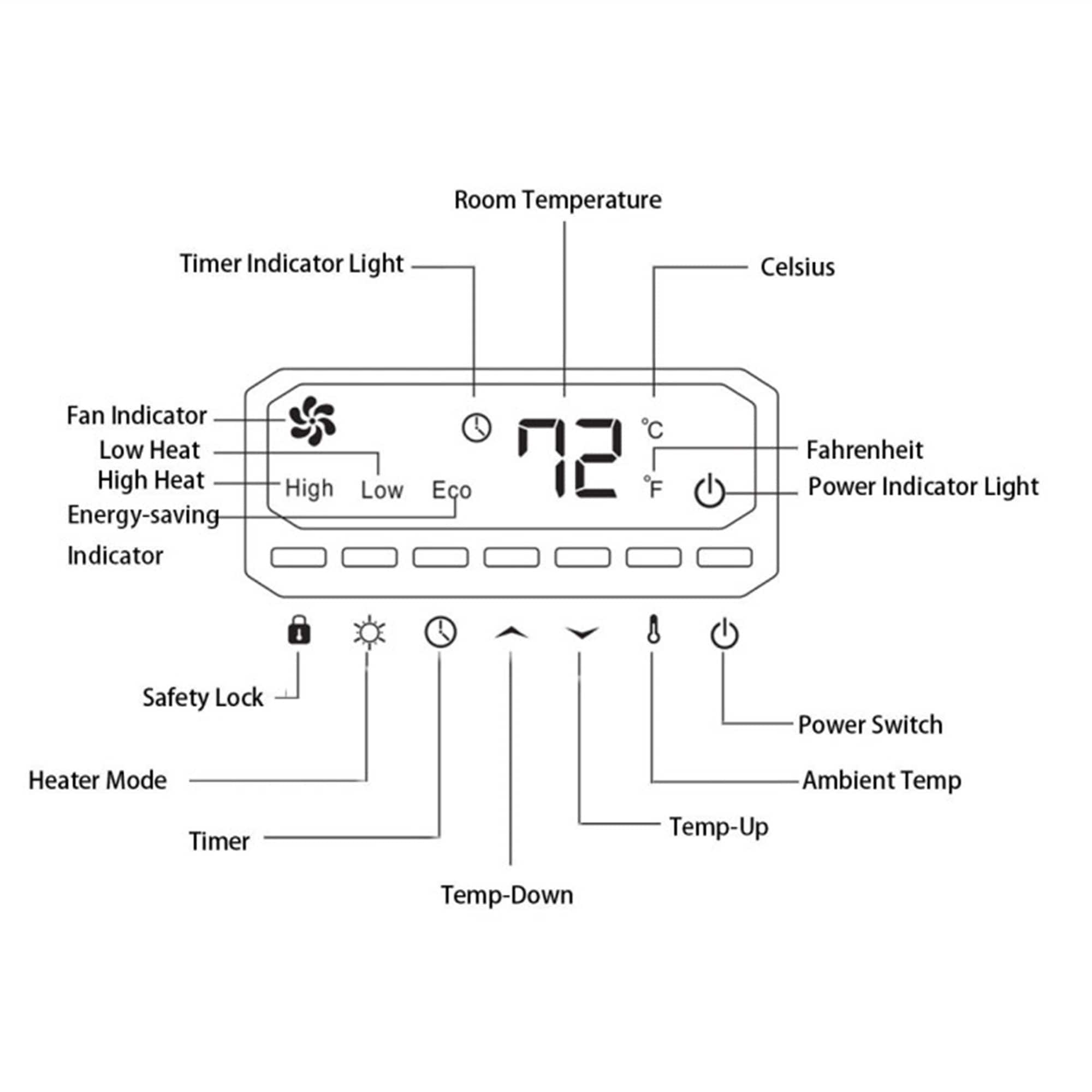 BABOOM BOM-EP23760-CO Portable-Electric-Heat - View #5