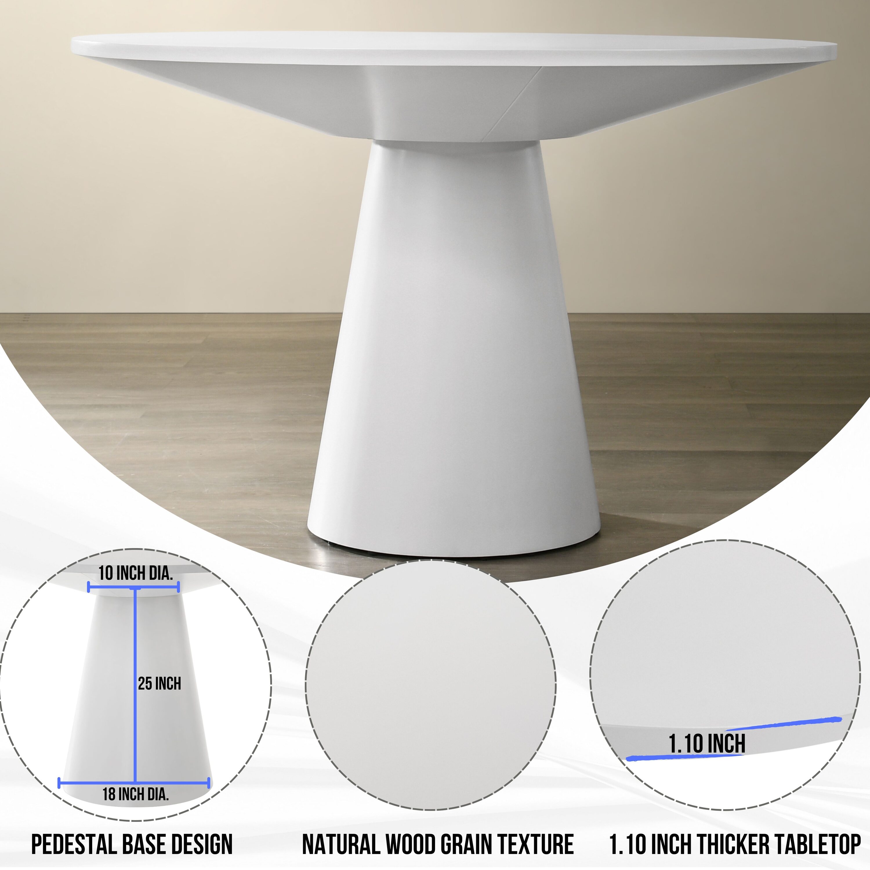 Roundhill Furniture T411 Dining-Tables - View #5
