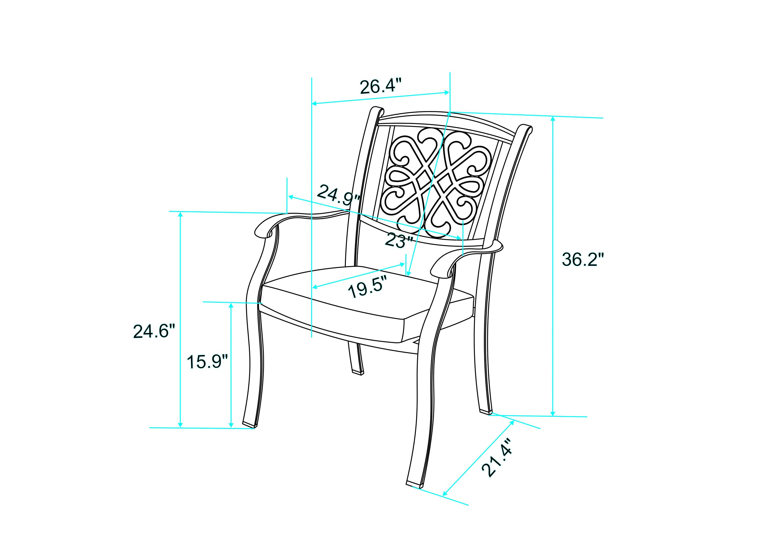 Clihome CL-300501 Patio-Chairs - View #9