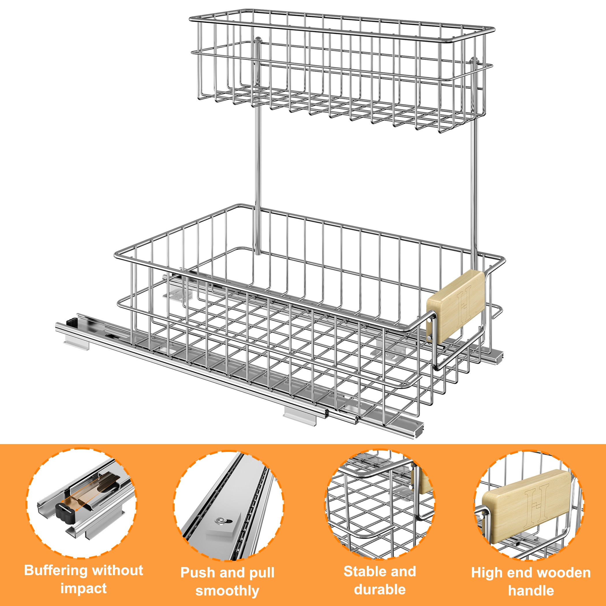 LOVMOR LL-7134005054-LYJ Pull-Out-Cabinet-Baskets - View #7