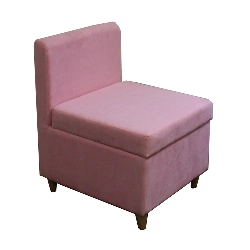 Pink best sale storage chair