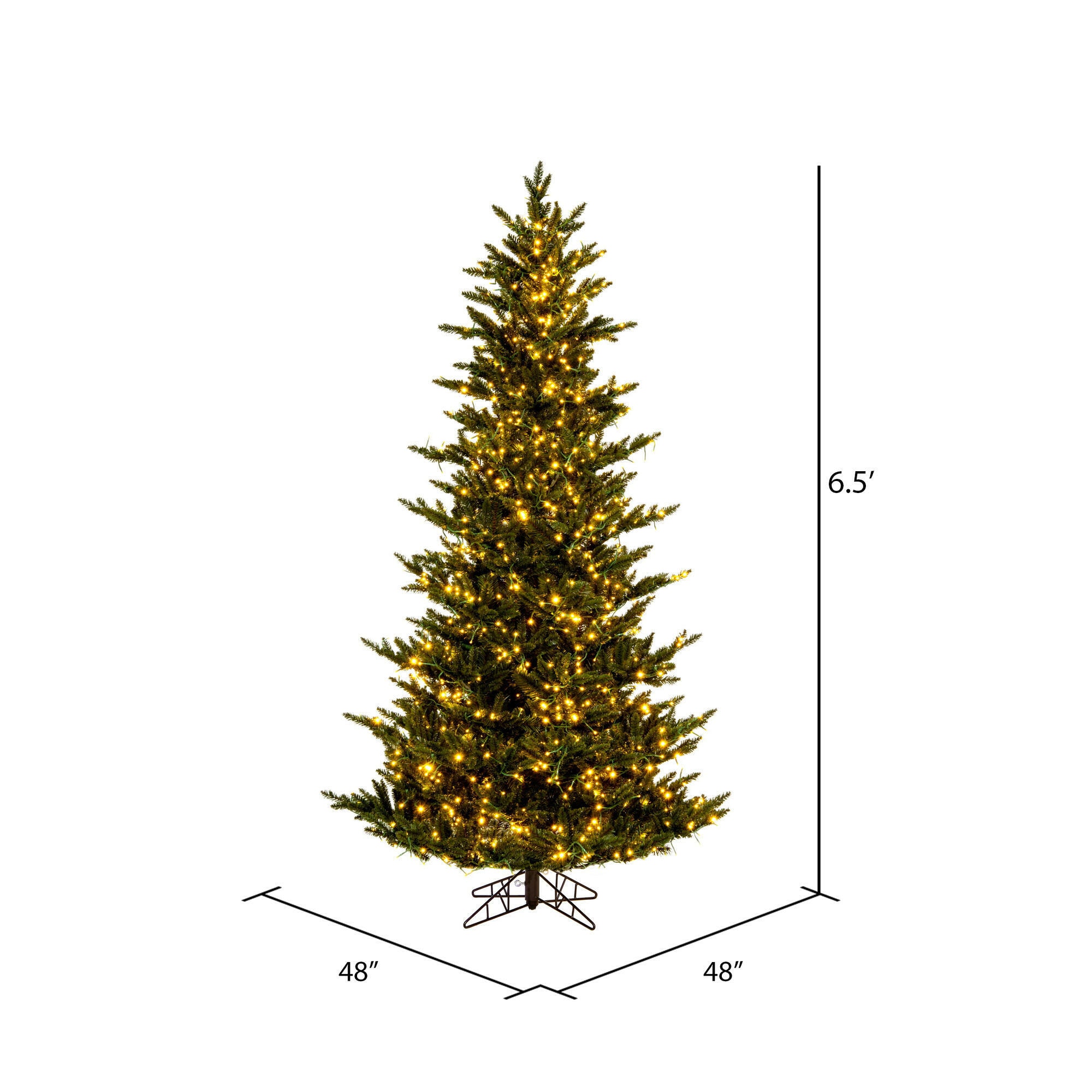 Vickerman K194168LEDCC Artificial-Christmas-Trees - View #3