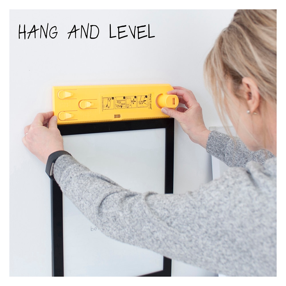 How to hang 3 pictures horizontally with Hang & Level™ 