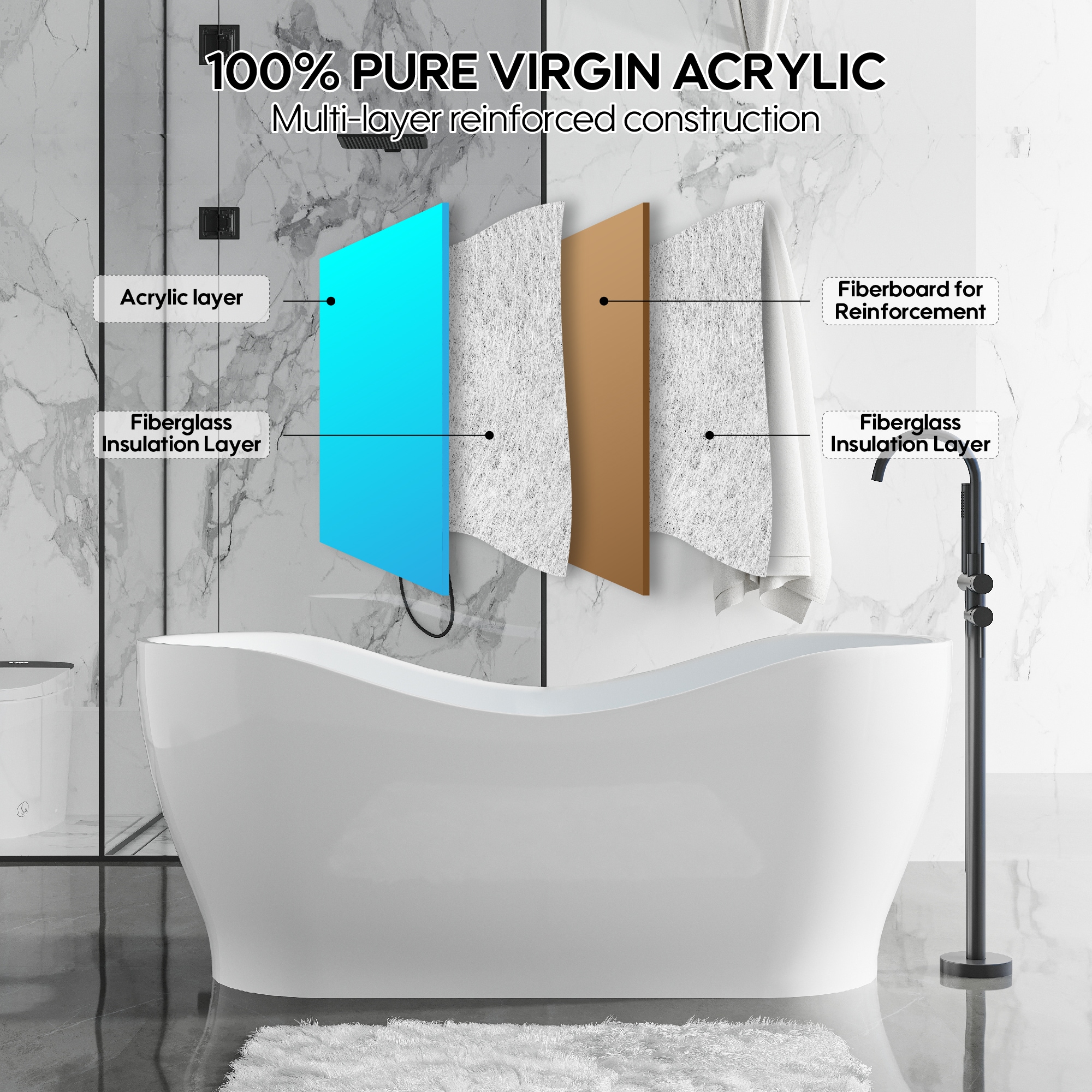 Forclover HBV-S8321 bathtubs - View #12