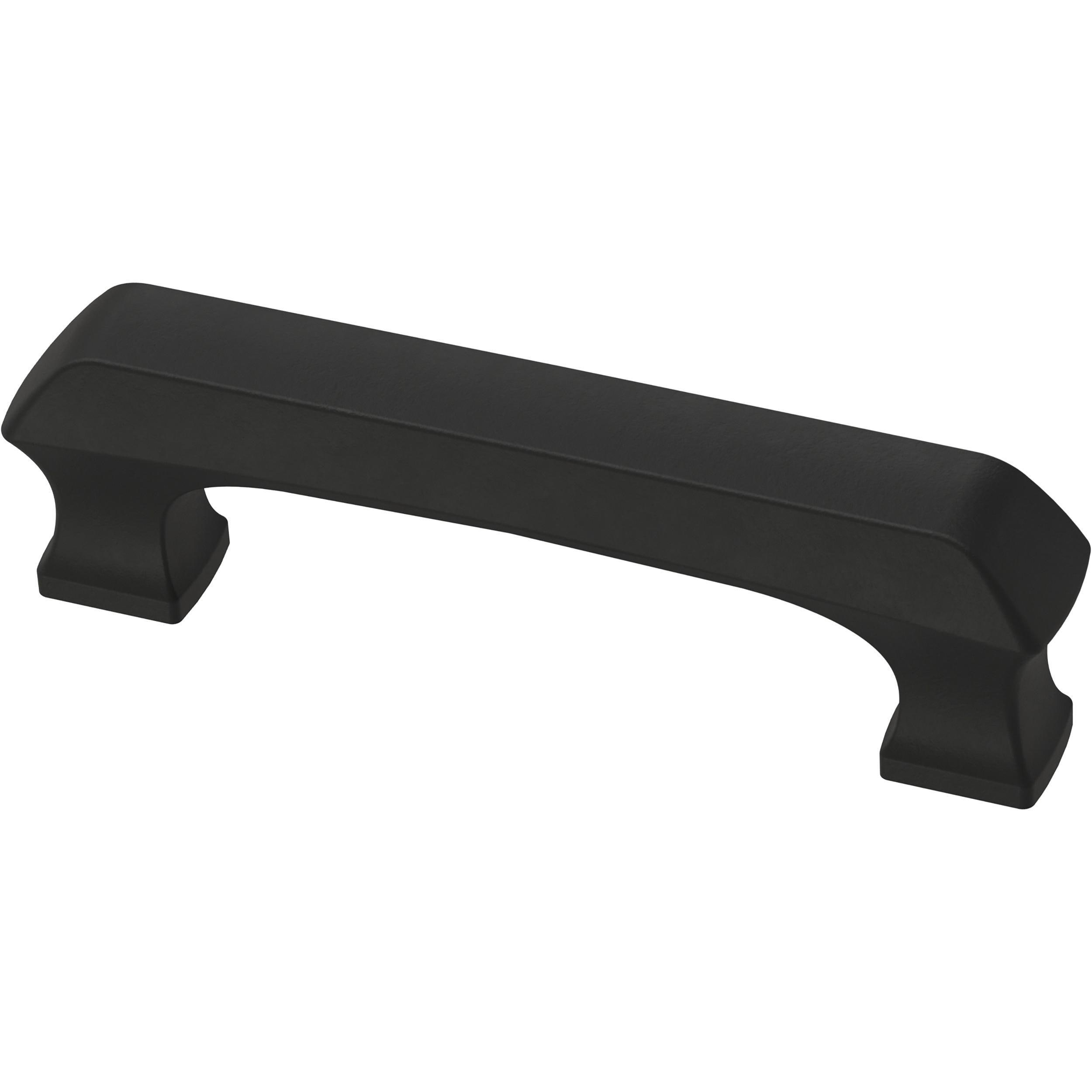 Brainerd Forte 3-in Center to Center Matte Black Arch Handle Drawer Pulls  in the Drawer Pulls department at