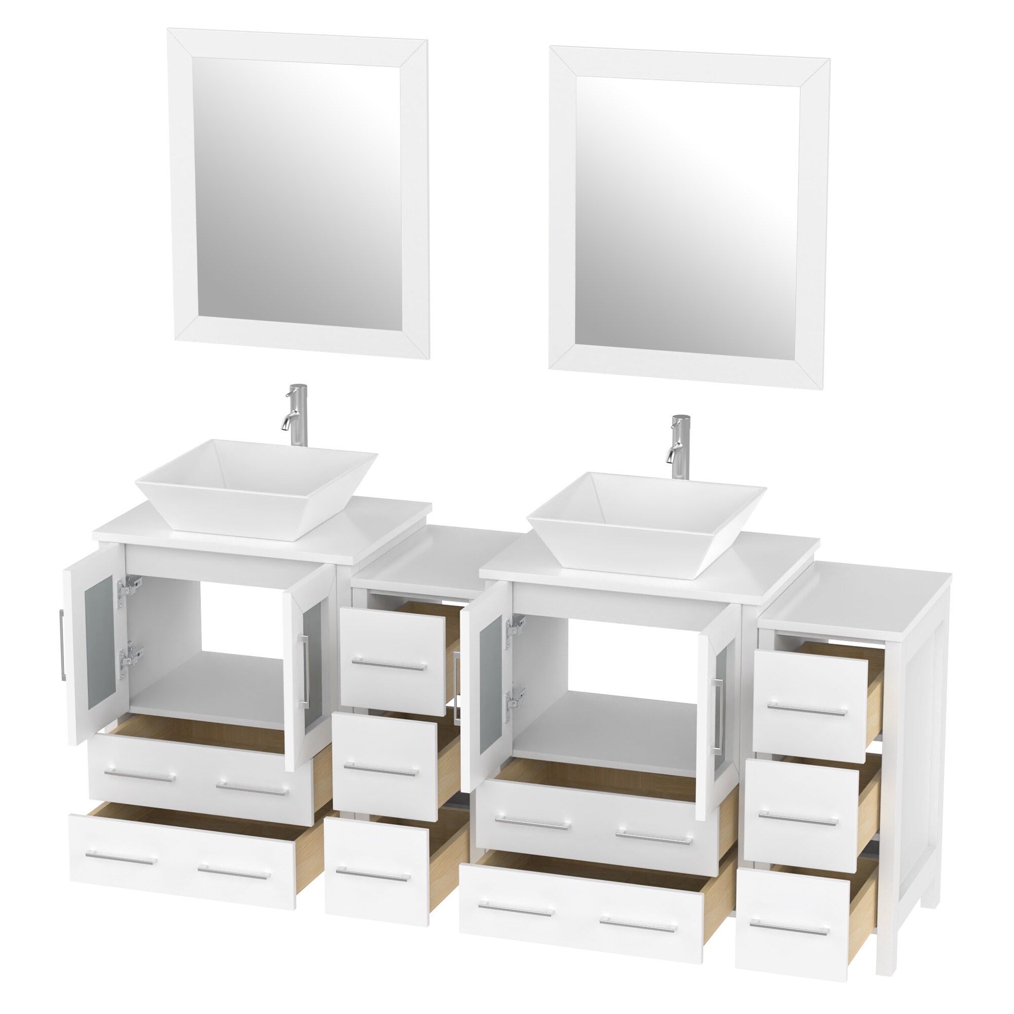 Vanity Art VA3124-72W Bath-Vanity-Combo - View #6