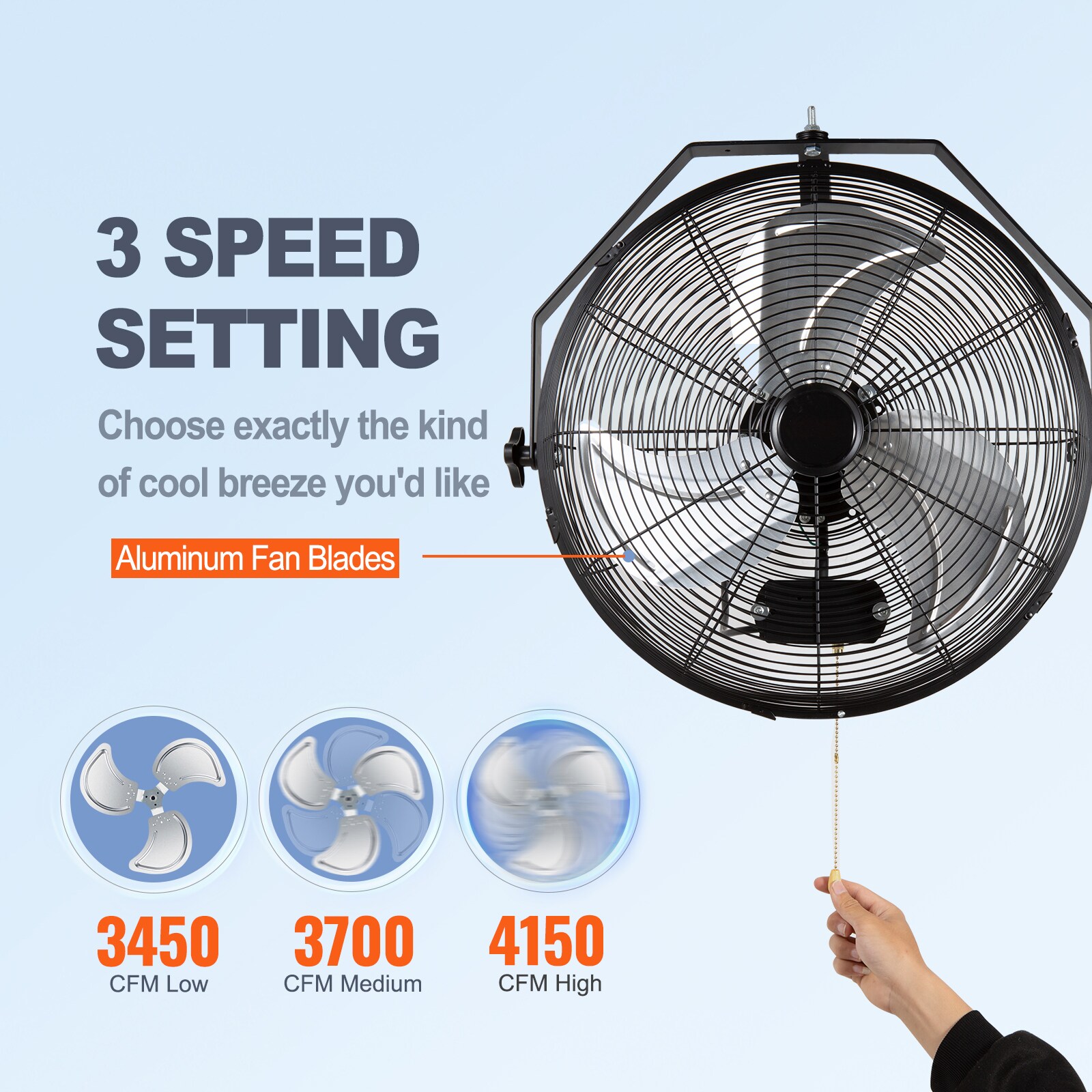 SVOPES SVOPESGYBGSFS00731V1 Wall-Mounted-Fans - View #2