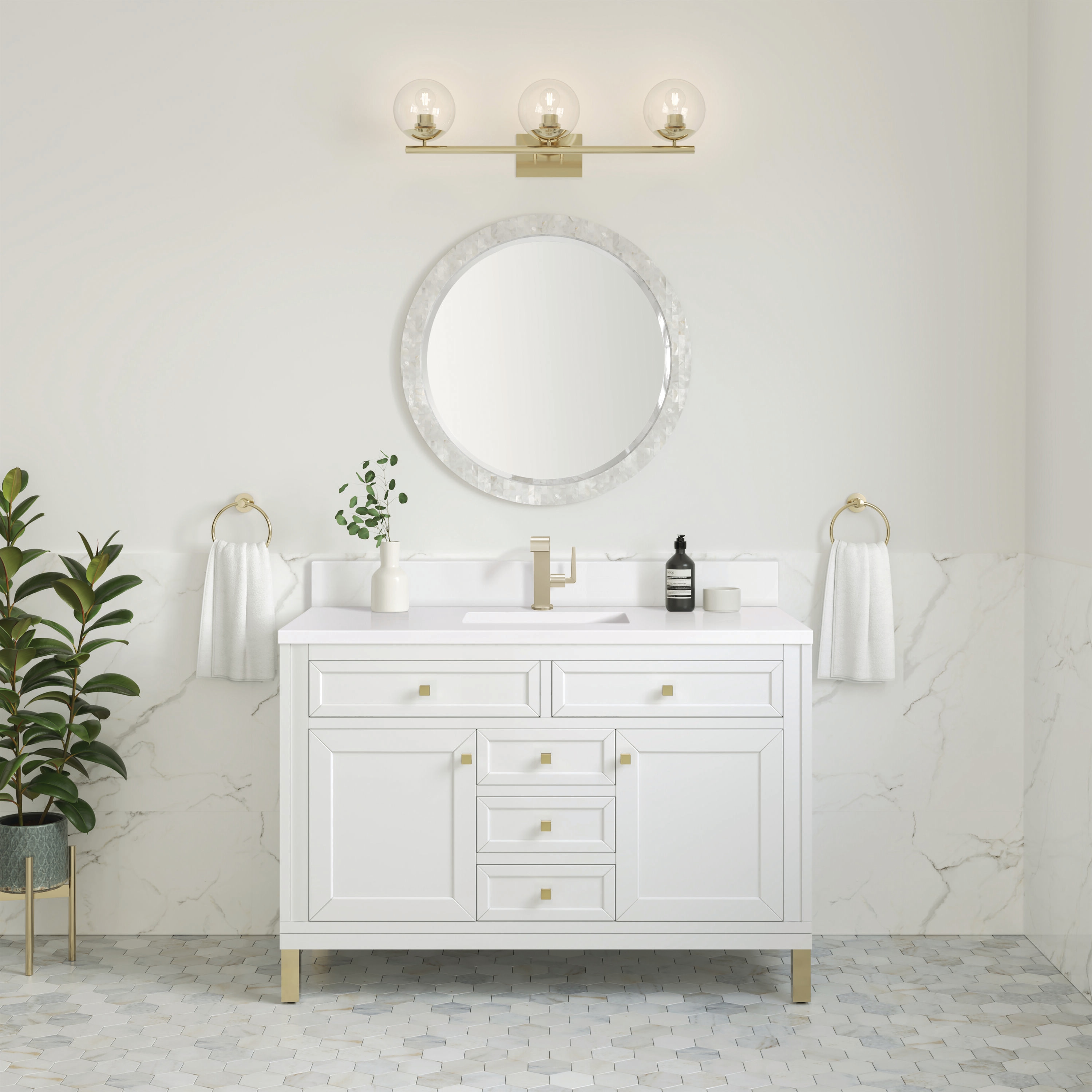 James Martin Vanities 305-V48-GW-1WZ Bath-Vanity-Combo - View #2