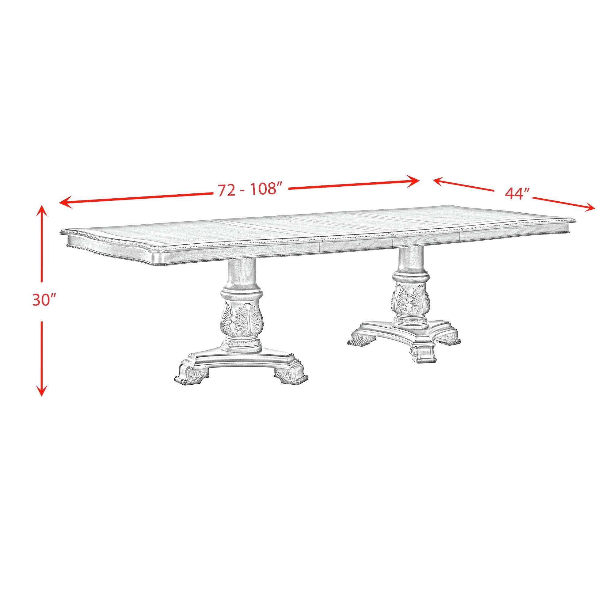 Picket House Furnishings D-10460-5-DT-7PC Dining-Sets - View #9