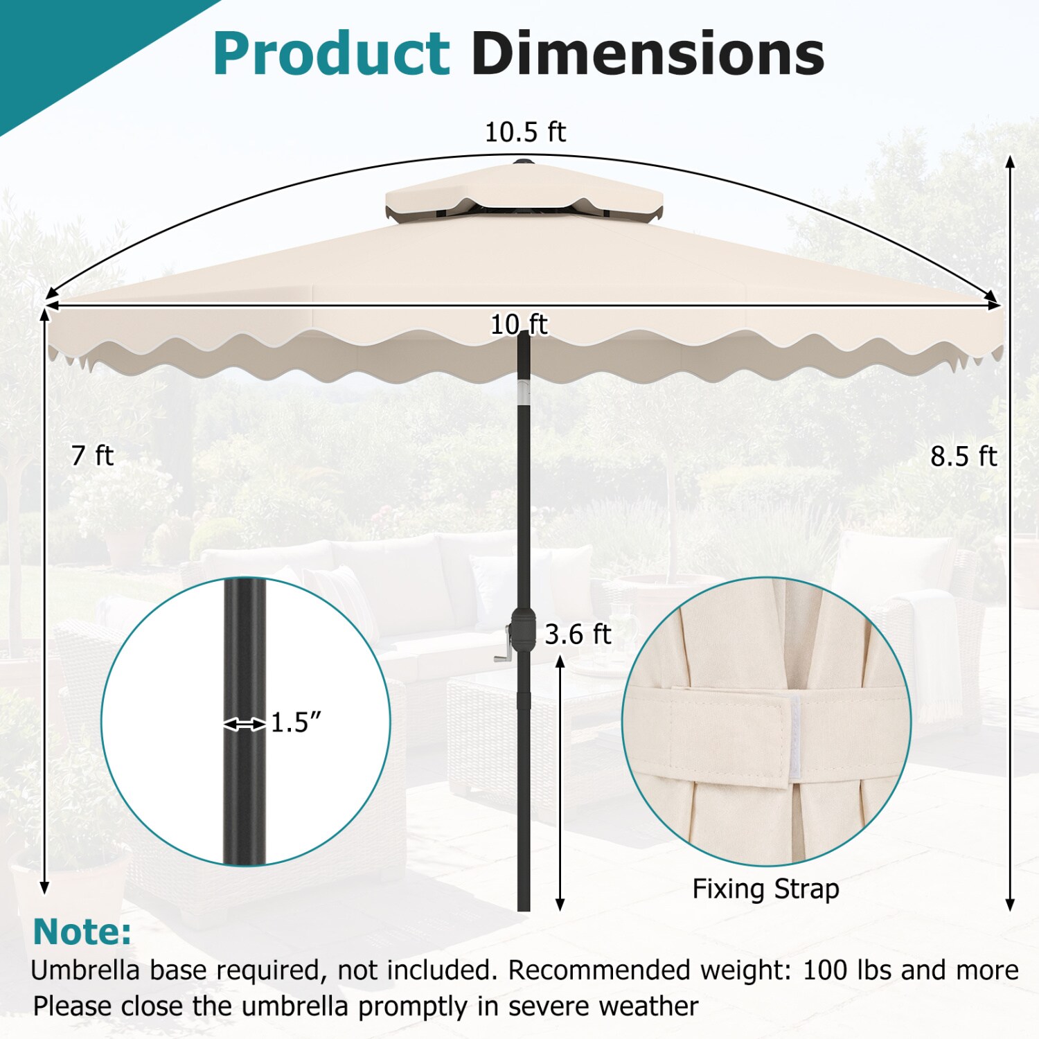 Slickblue D-CO-EB11331PN Umbrellas-2 - View #5