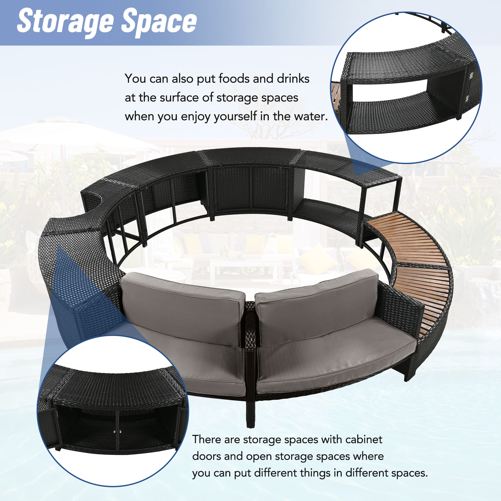 LOVMOR SF-L-SZ000060AEE Patio-Sofas-Daybeds - View #4
