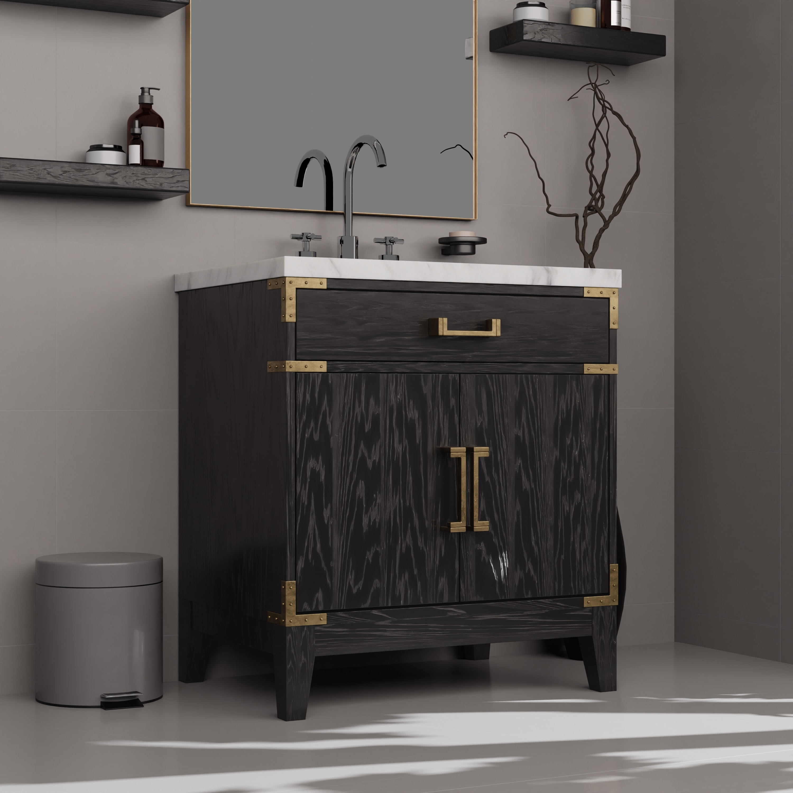 Lexora LVW30SJ100 Bath-Vanity-Combo - View #12