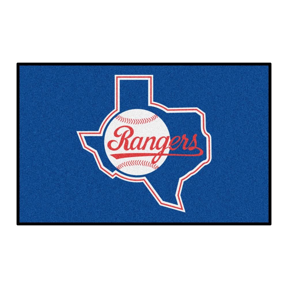 FANMATS MLB - Texas Rangers Red 2ft. x 3ft. Starter Mat Accent Rug