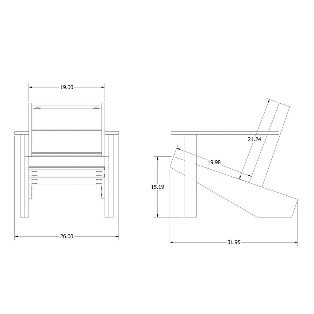 highwood BV-CHRADH1-BRE Patio-Chairs - View #8