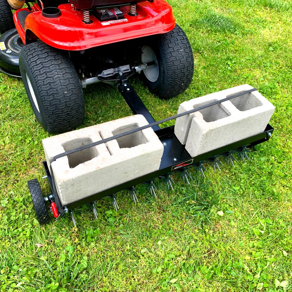 Brinly 40 In Spike Lawn Aerator In The Spike Lawn Aerators Department At