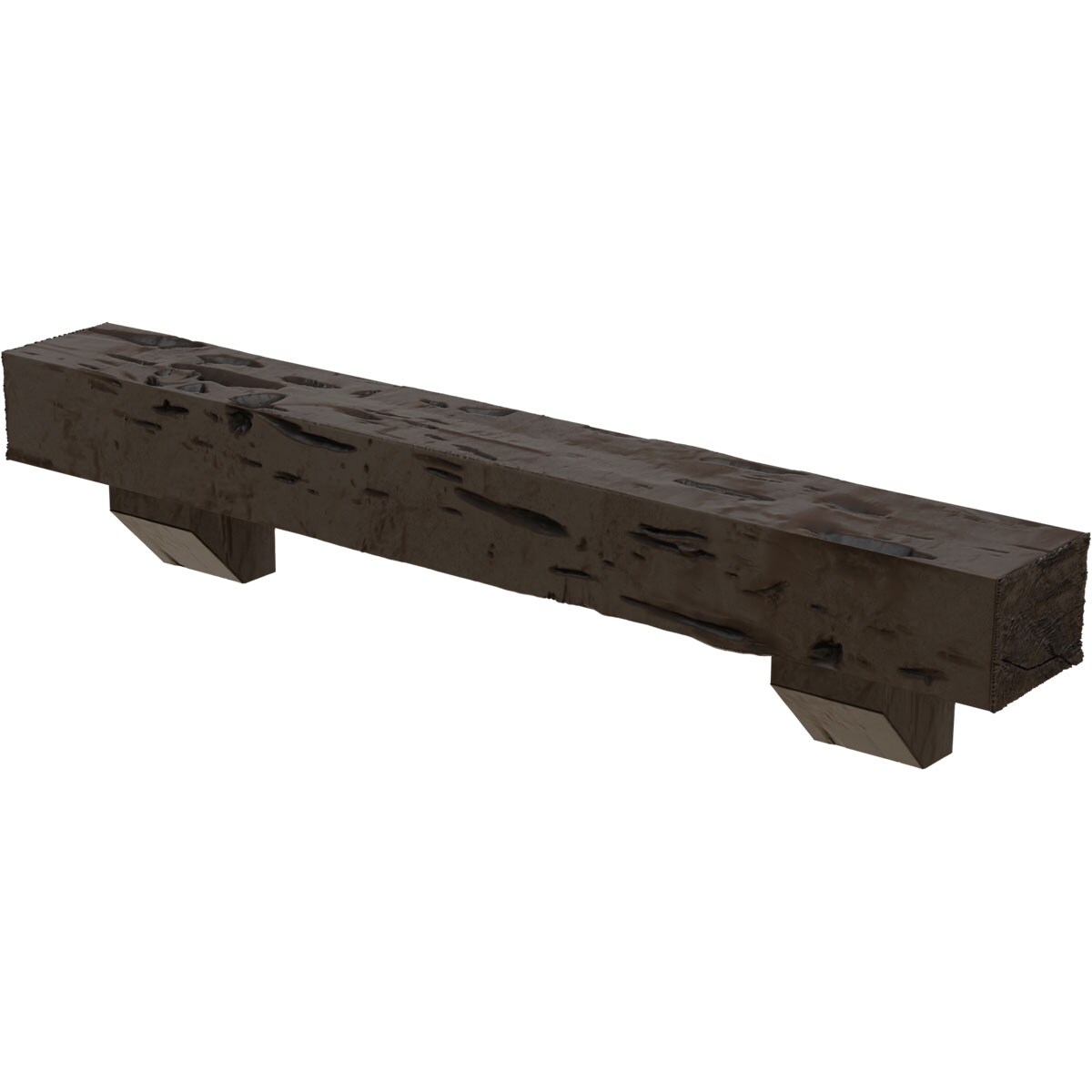 Ekena Millwork MANUPC08X08X84ASHD Mantel-Shelves - View #3