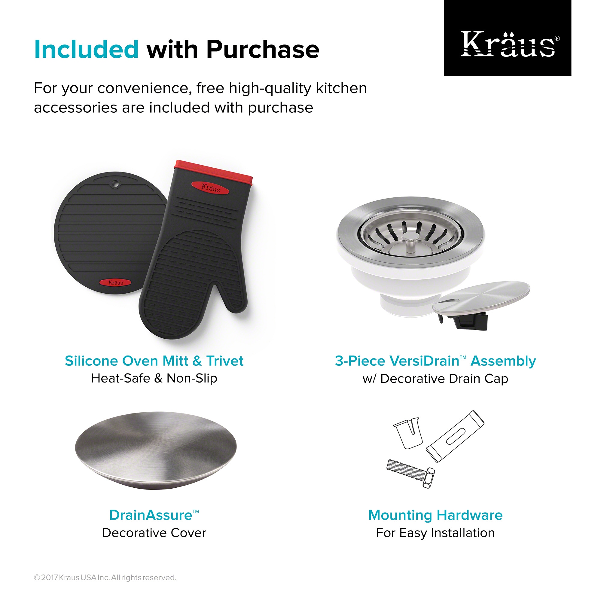 Kraus KD1US33B Kitchen-Sinks - View #16