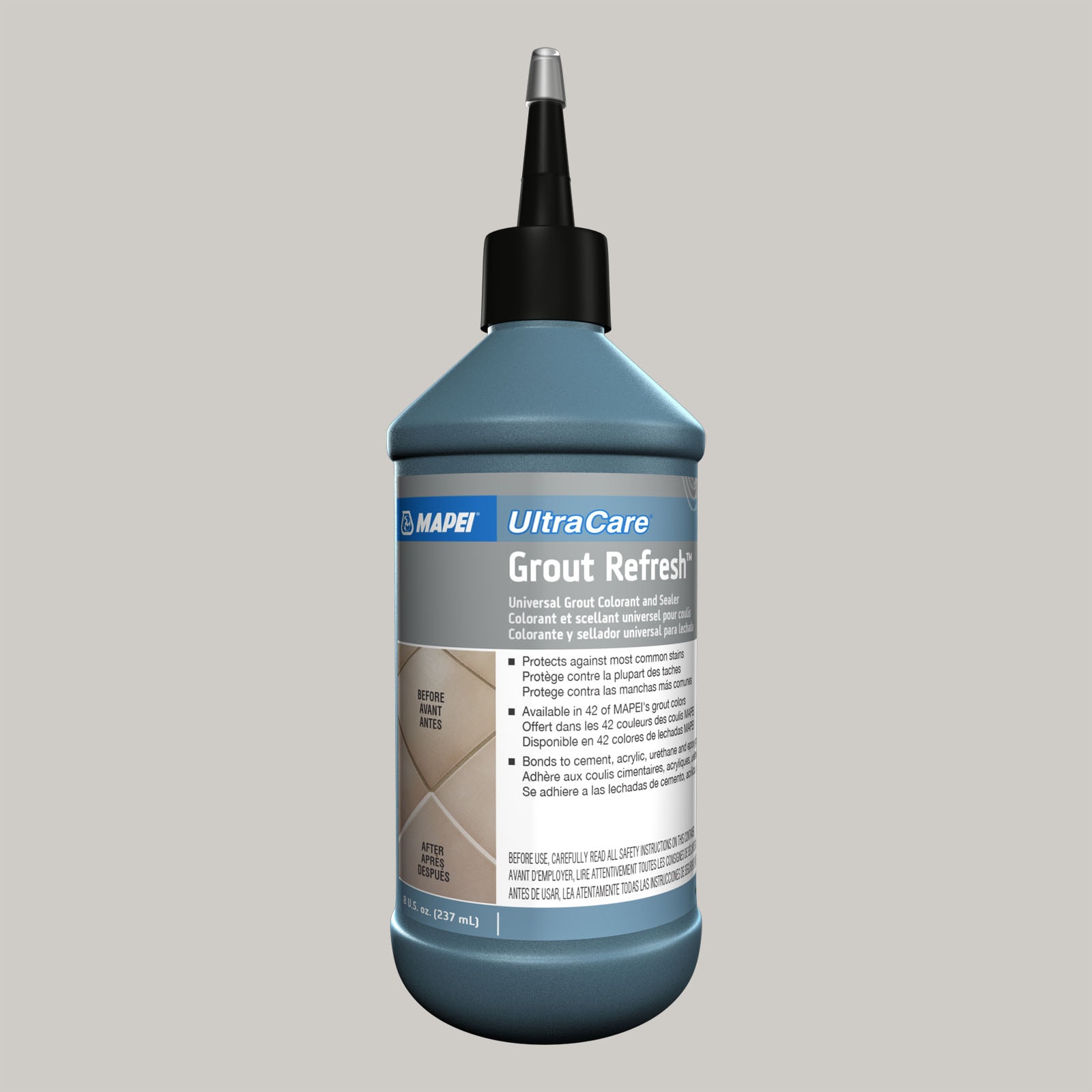 MAPEI 5LA507733 Grout Refresh 8 Fluid ounce(s) Frost #5077 Ceramic/porcelain tile Grout sealer