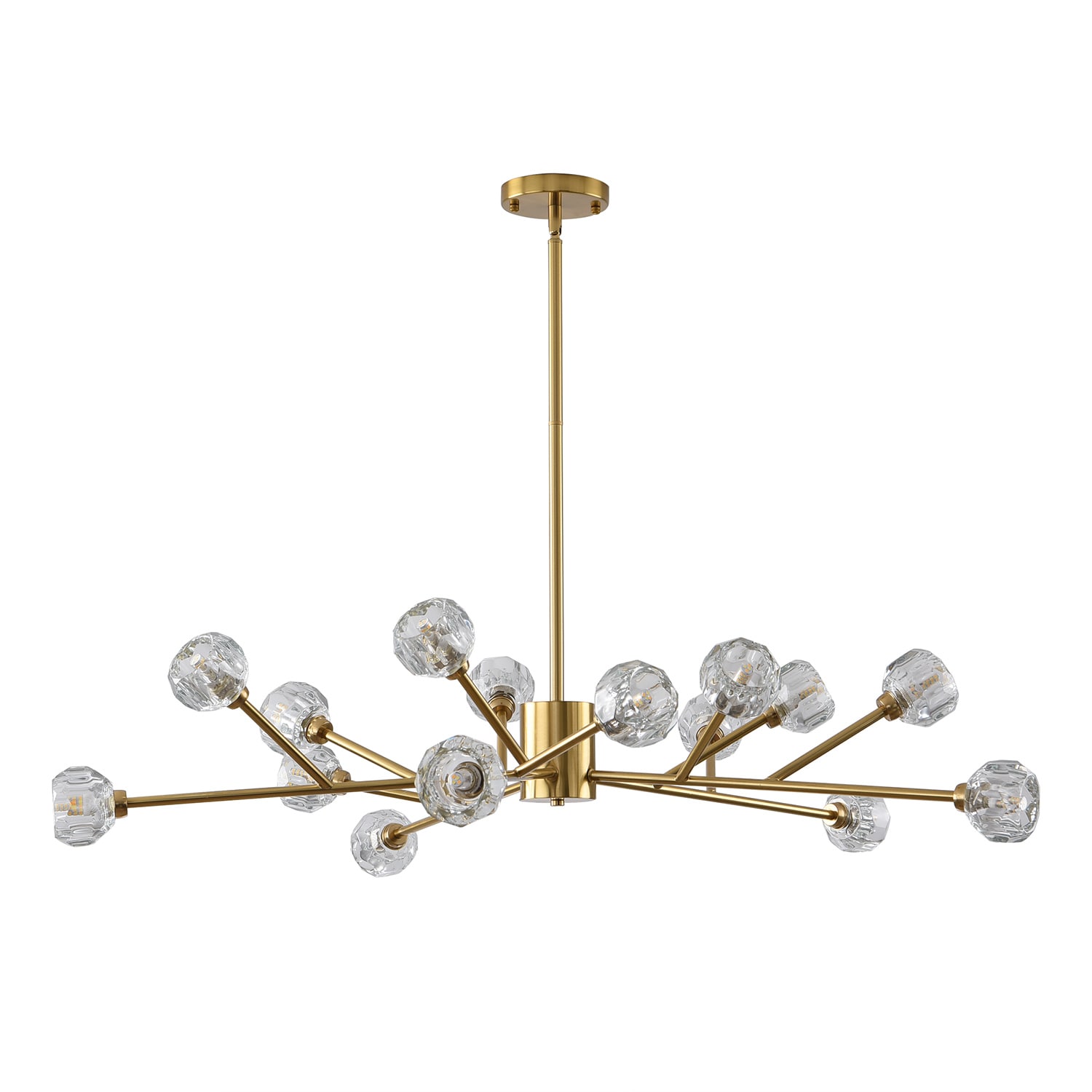 Zeus & Ruta CHANVMM-011 Chandeliers 15 -Light Gold Modern/contemporary For Use in Bedrooms, Dining Rooms, Kitchens, Living Rooms Chandelier