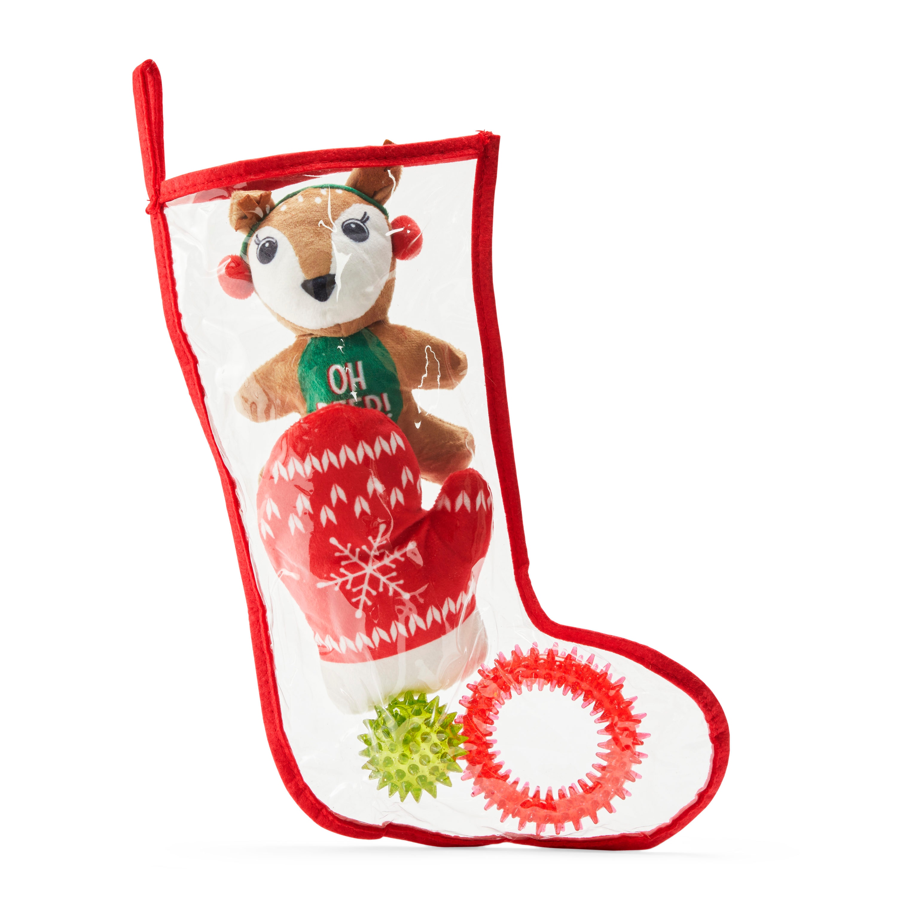 More & Merrier 3601792 Prestuffed Stocking (Medium) Plush Plush Dog Toy