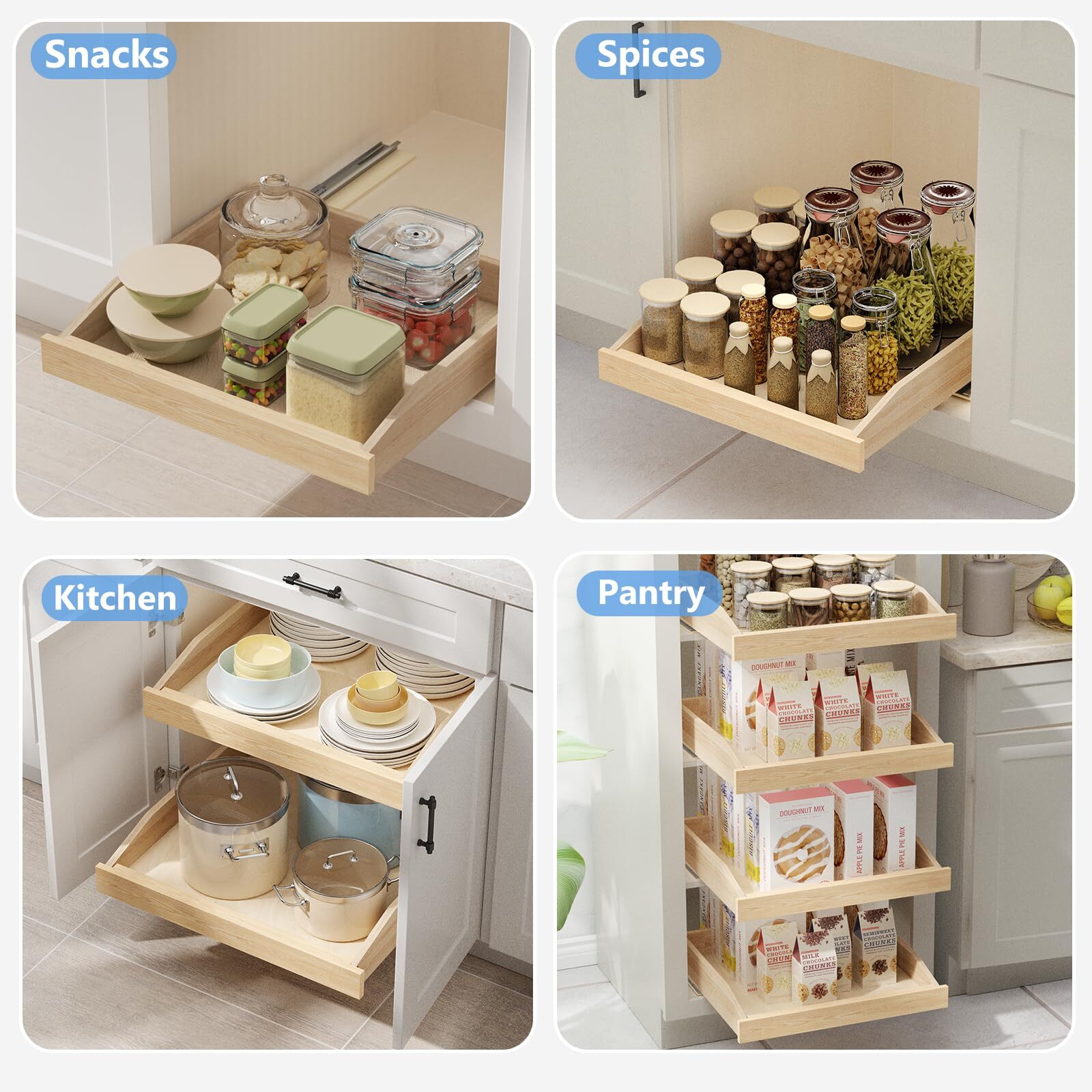 LUXEYARD WDBAK315V1 Pull-Out-Cabinet-Baskets - View #6