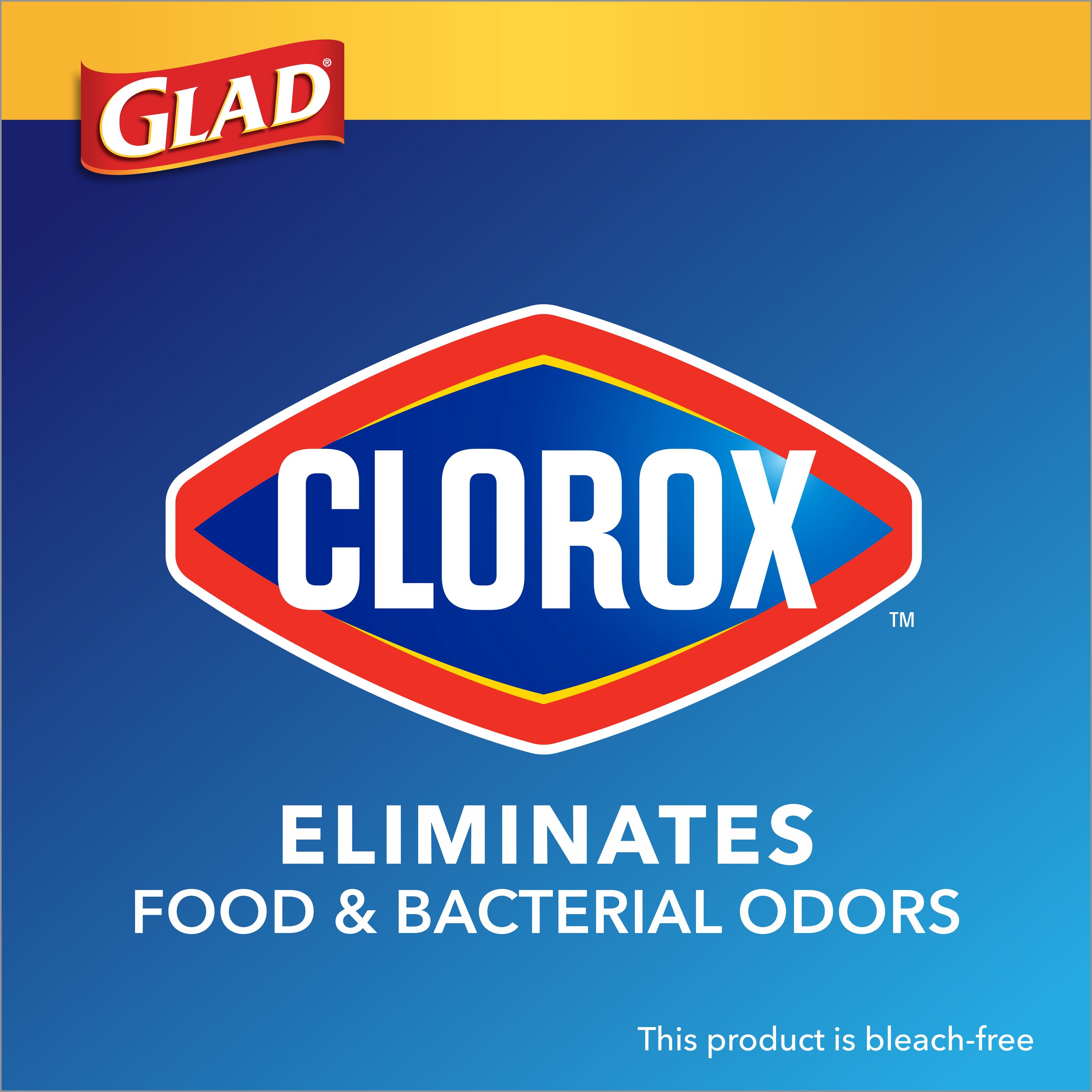 Glad ForceFlexPlus with Clorox Trash Bags, Eucalyptus, and Peppermint, 120  ct./13 gal.