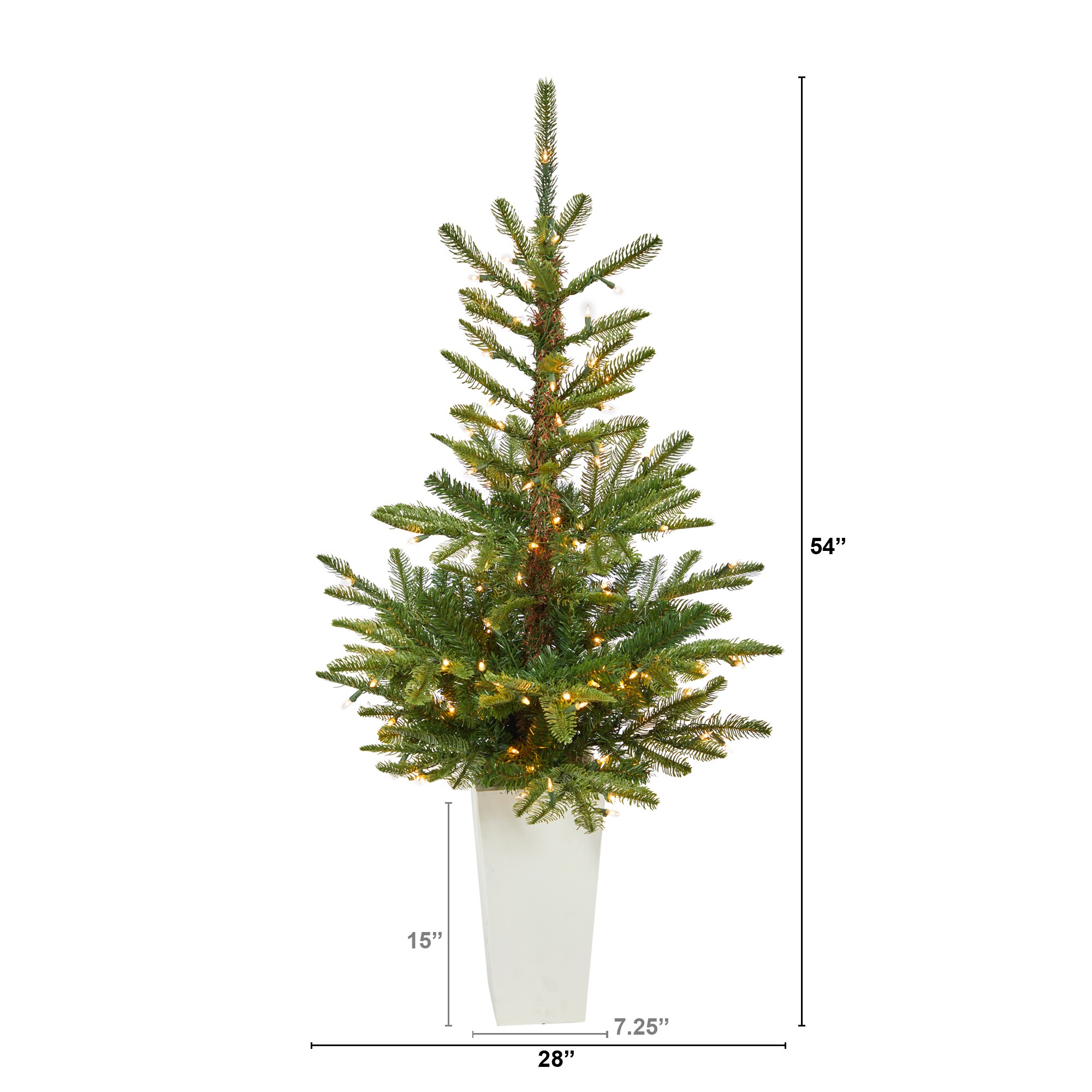 Nearly Natural T2297 Artificial-Christmas-Trees - View #3