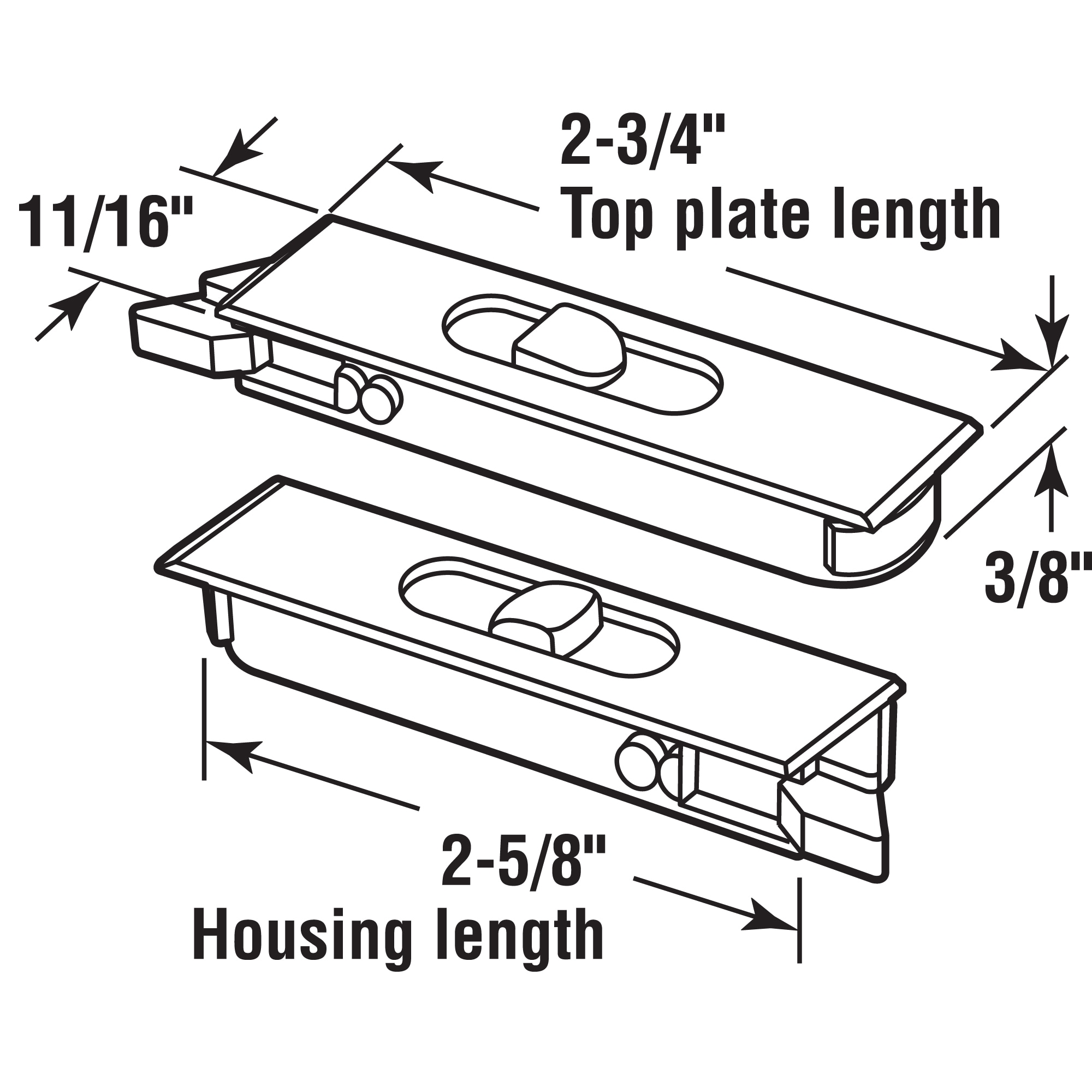 Prime-Line F 2749 Window-Tilt-Latches - View #2