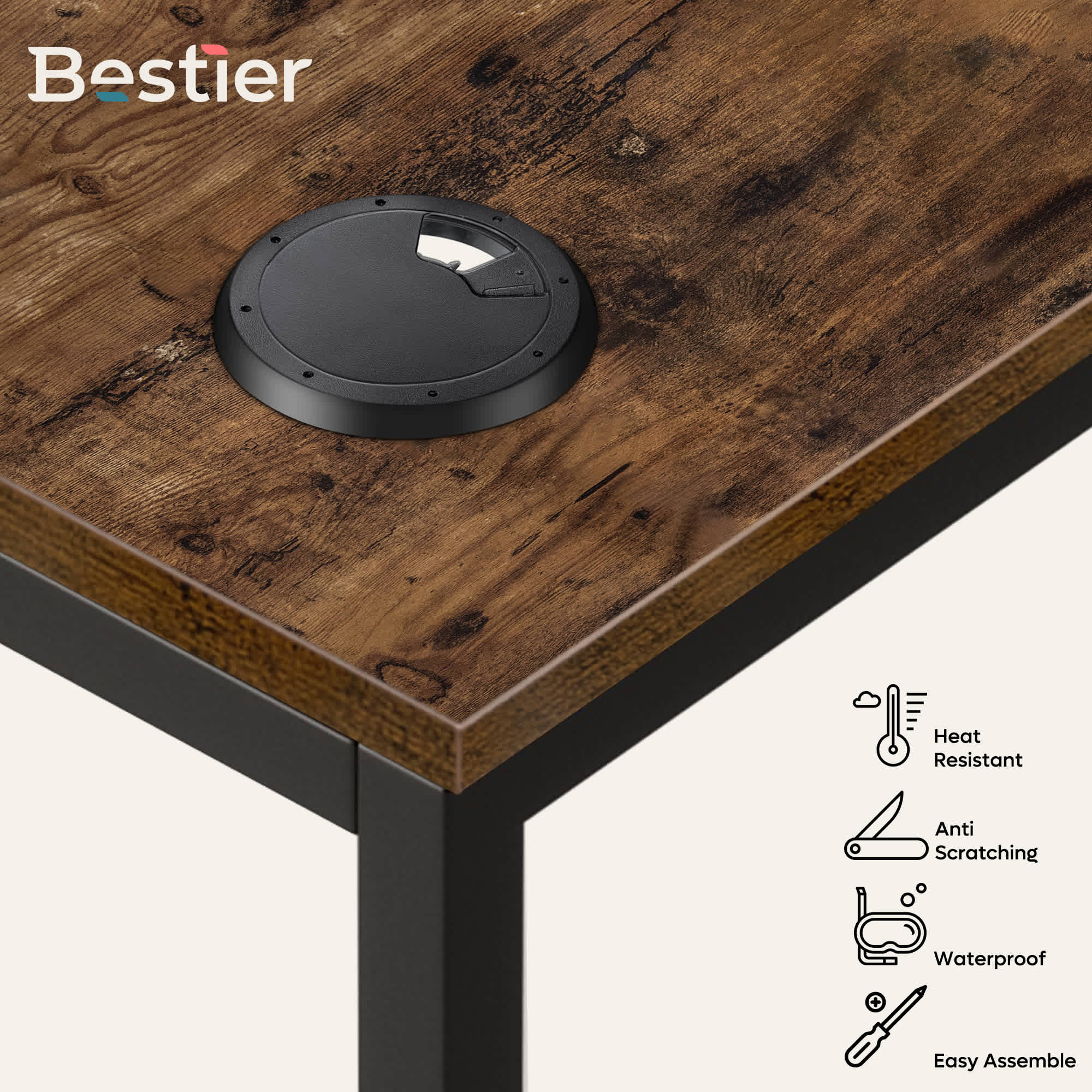 Bestier LOW-D464Y-RST desks - View #6