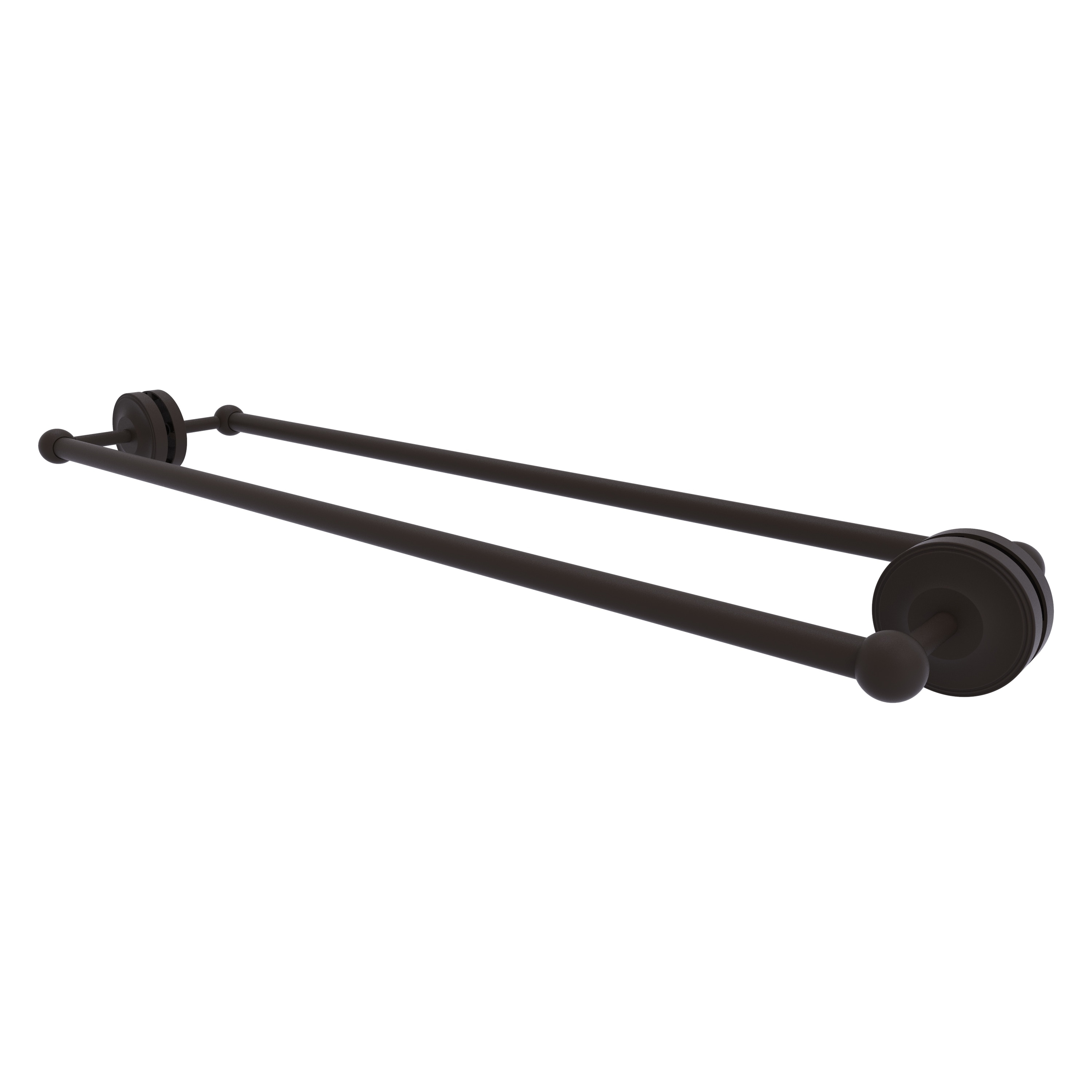 Allied Brass PR-41-BB-30-ORB Prestige Regal 30-in double Oil-rubbed bronze Wall mount Double Towel Bar