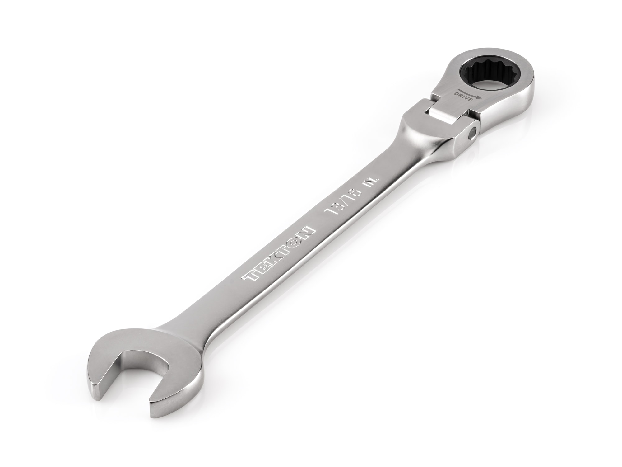 TEKTON WRC26321 13/16-in Standard (SAE) Flexible Head Ratchet Wrench