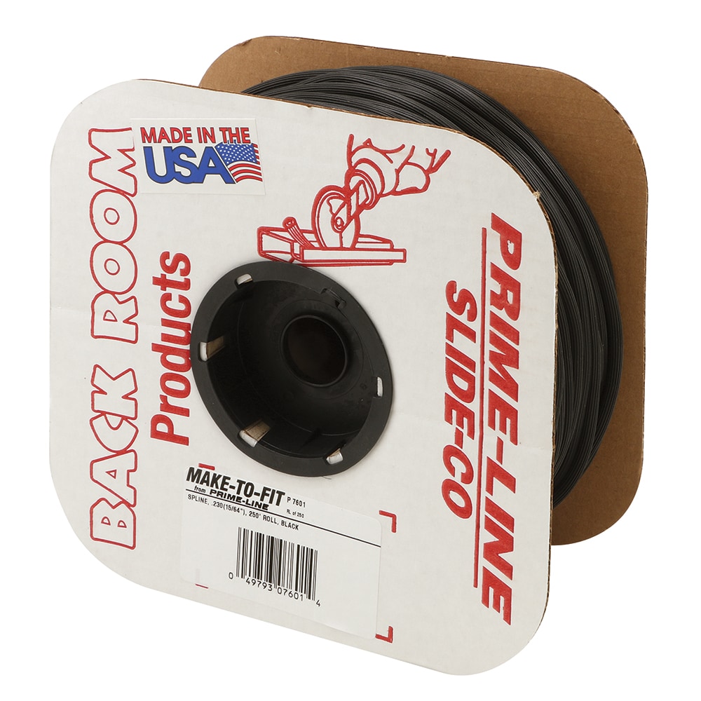 Prime-Line P 7601 0.23 in. x 250 ft. Roll Gray Spline (1 Roll)