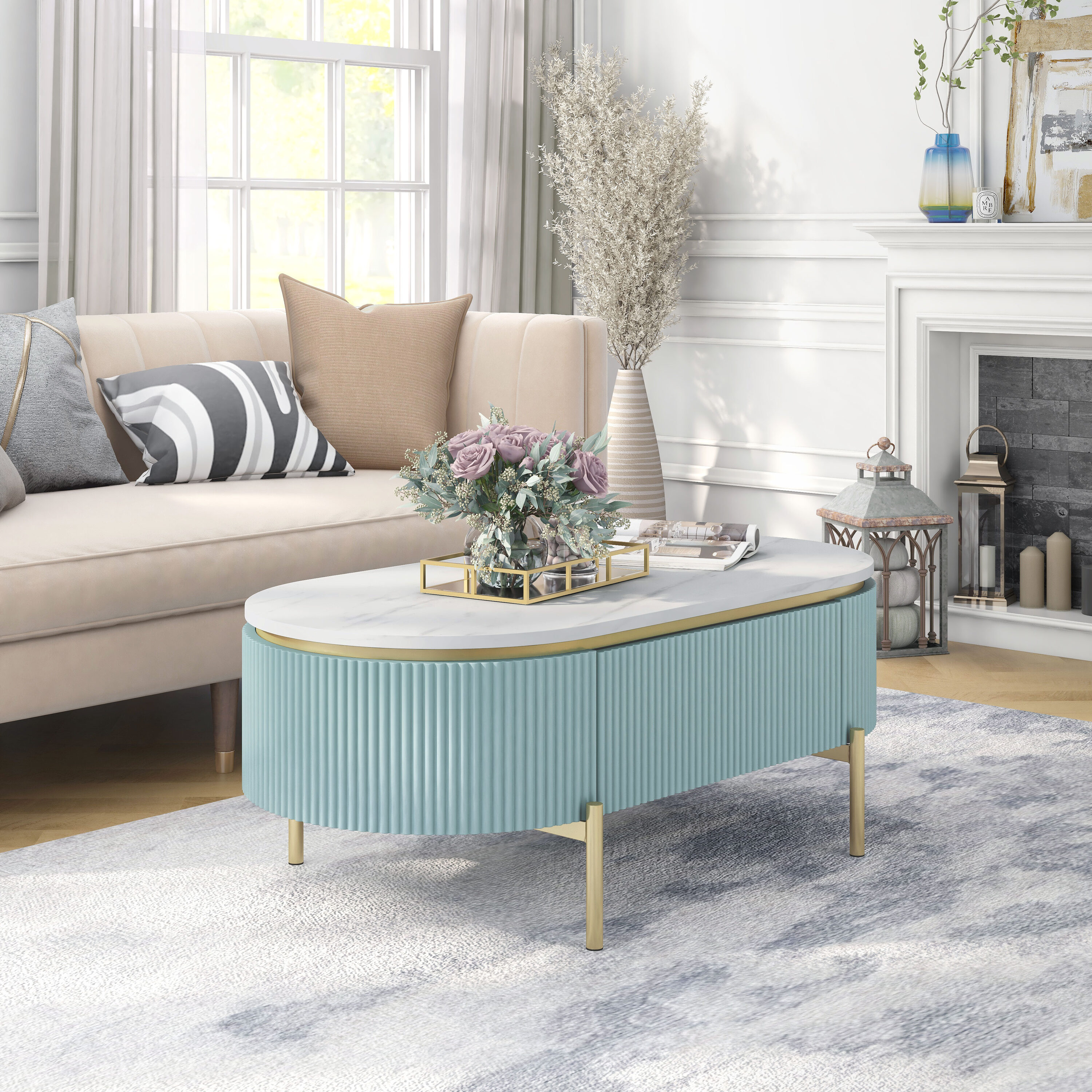 Furniture of America IDF-4412GR-2PC Accent-Table-Sets - View #11