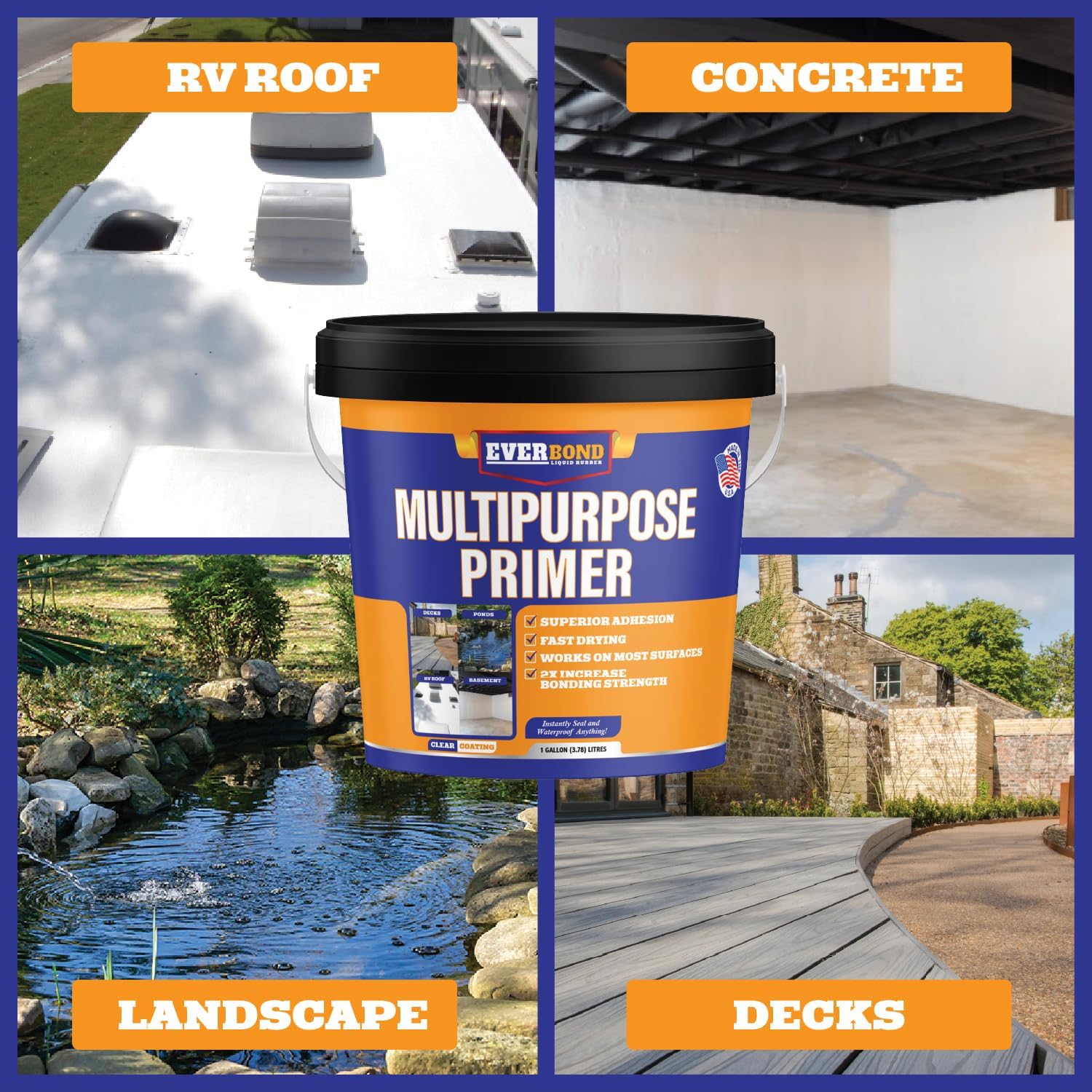 1 Gallon RV Roof Coating – Everbond