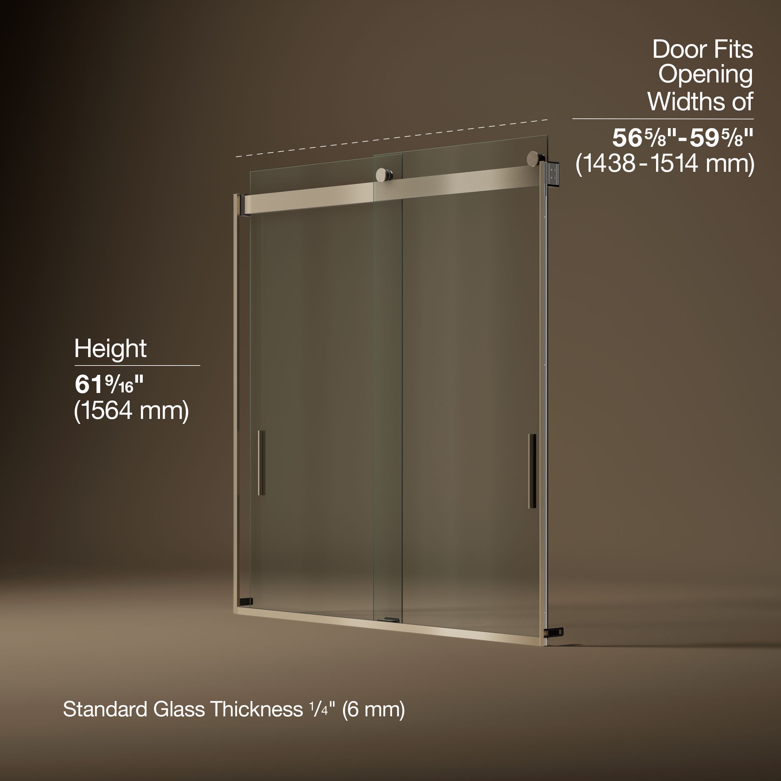 KOHLER 706004-L-ABZ Bathtub-Doors - View #3