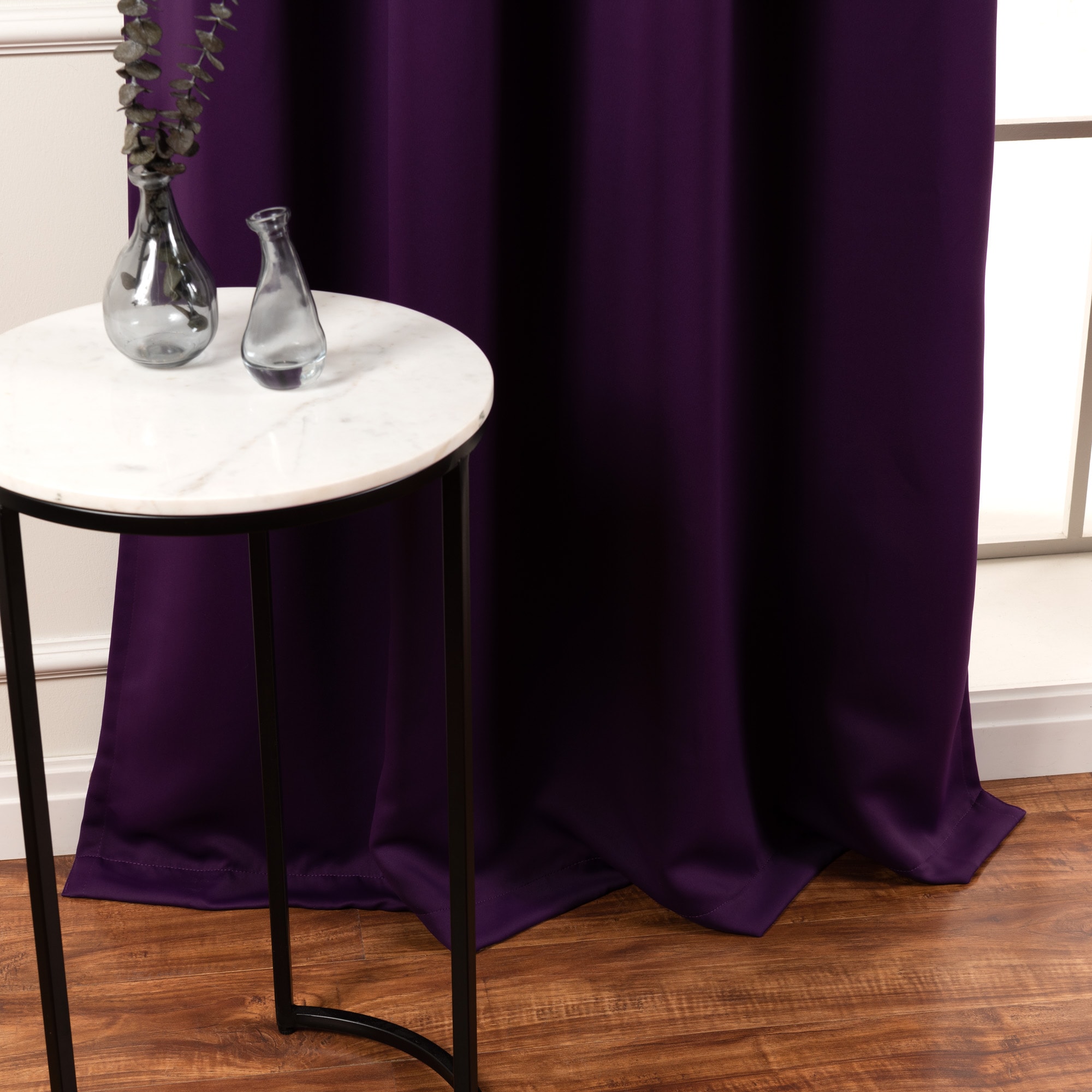 Best Home Fashion GROM-120-PURPLE curtains - View #4