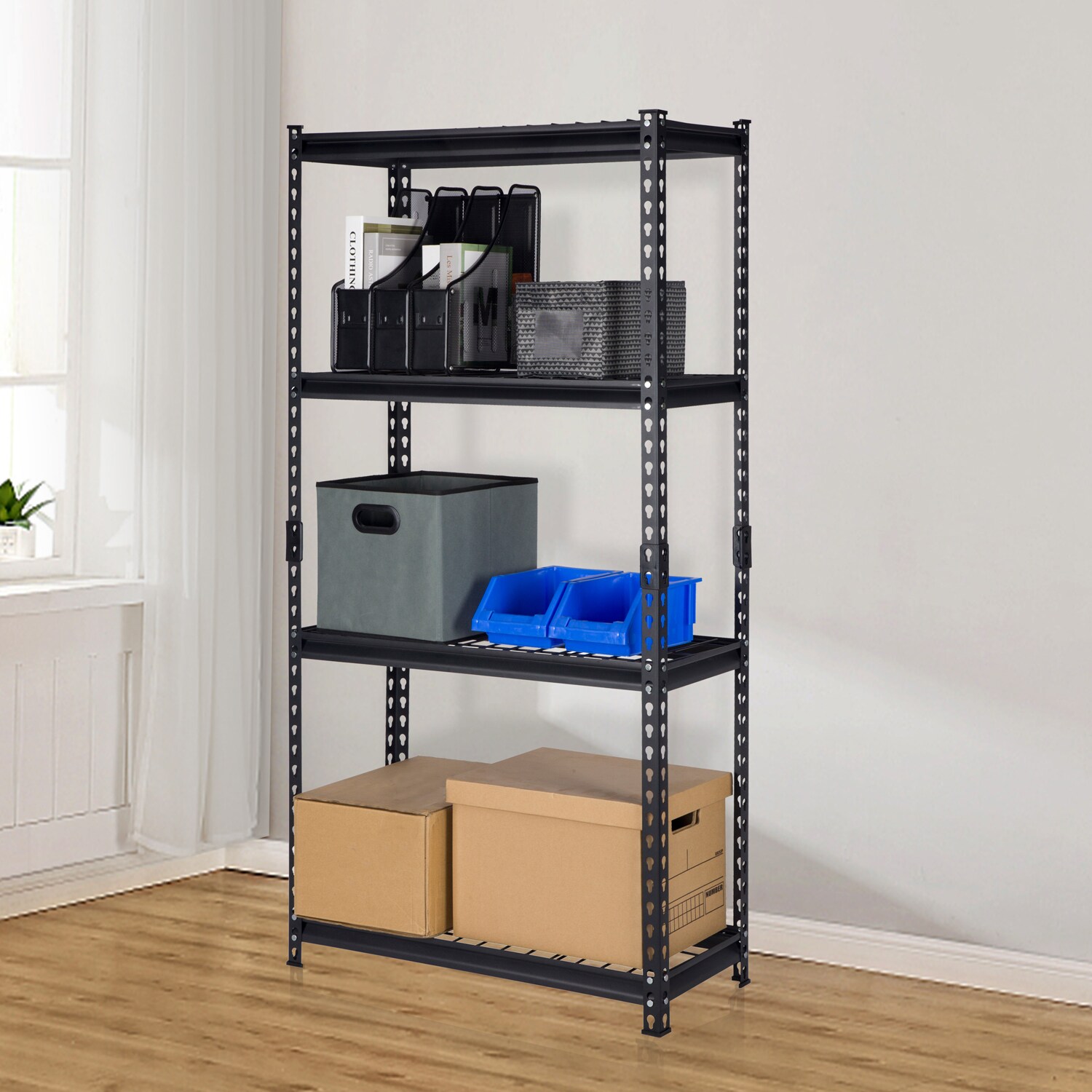 Juggernaut Storage JS3012-4BLK Free-Standing-Shelving - View #3