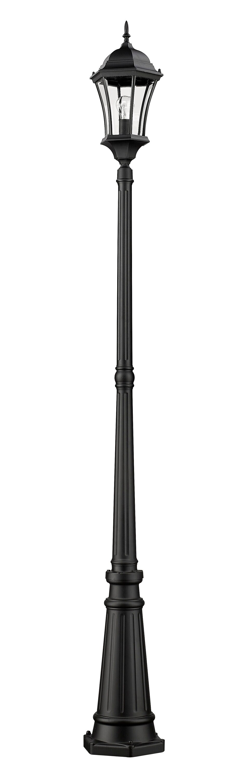 Z-Lite 522MP1-BK Complete-Post-Lights - View #4