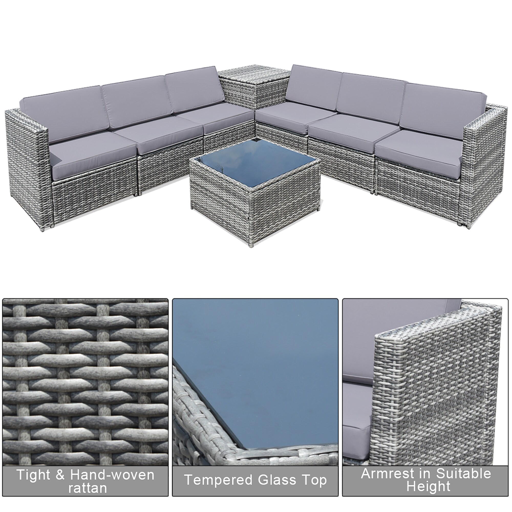BABOOM BOM-BGR+-CO Patio-Conversation-Sets - View #6