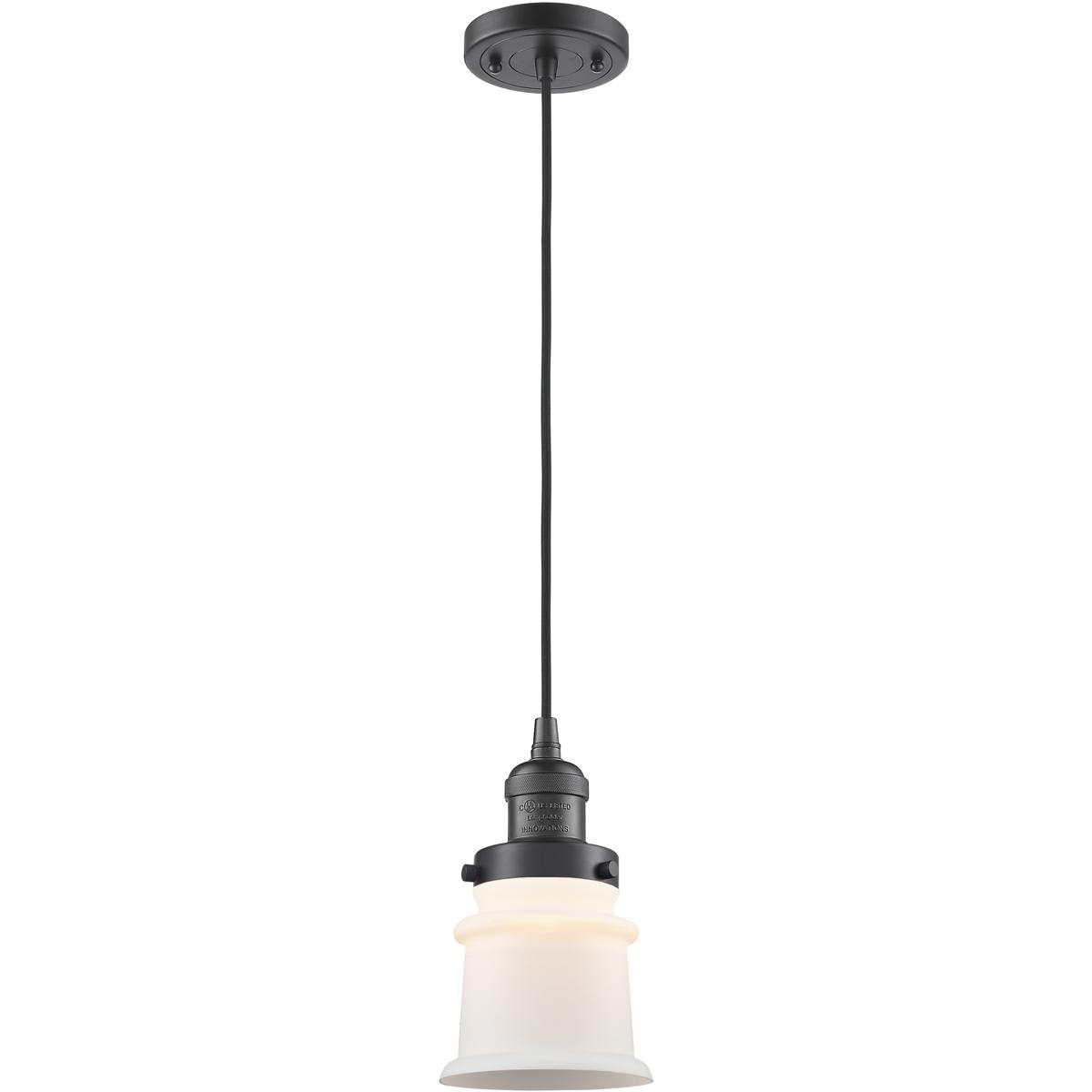Innovations Lighting 1742573 201C-OB-G181S-LED Franklin Restoration Canton Mini Pendant
