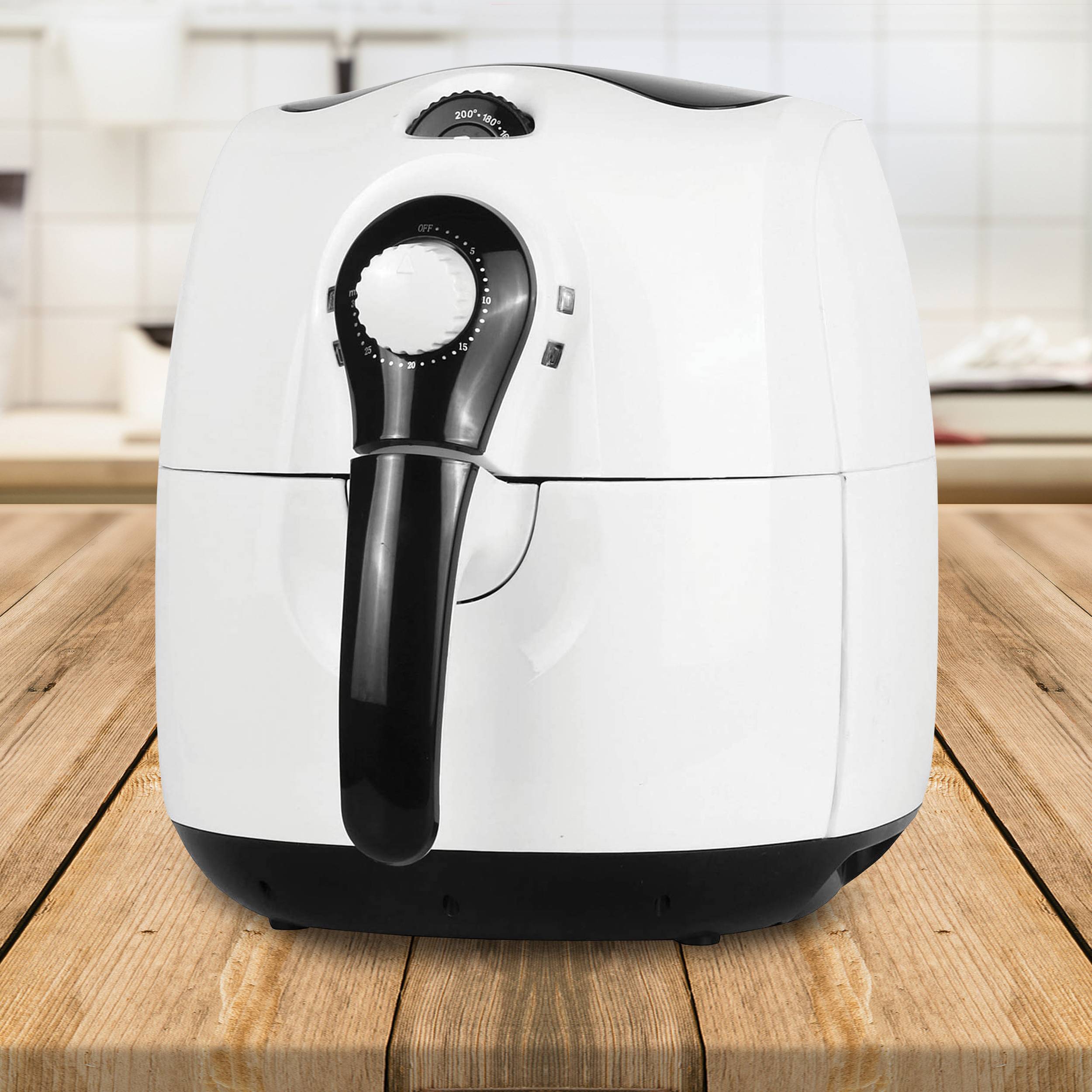 Brentwood Appliances 3.2 qt. White Electric Air Fryer with Timer and Temperature Control